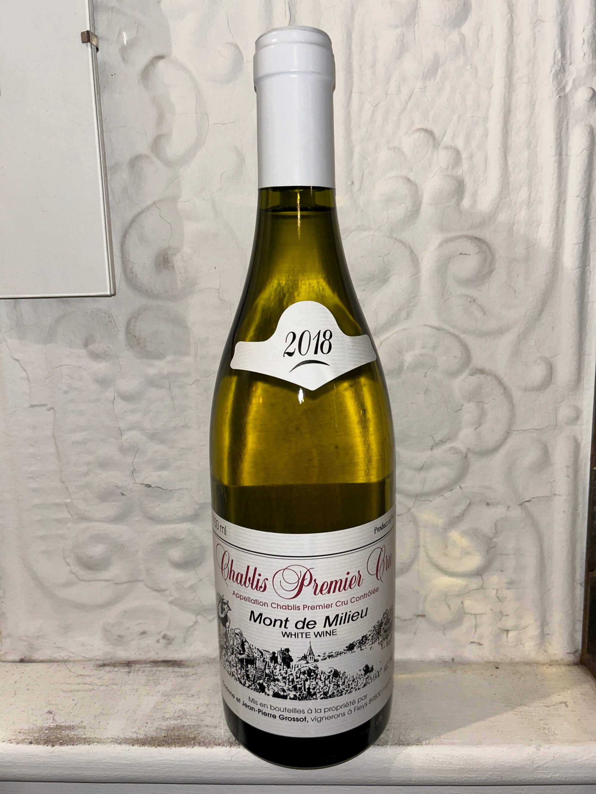 Chablis 1er cru Mont de Milieu, Grossot 2018 (Chablis, France)-Wine-Bibber & Bell