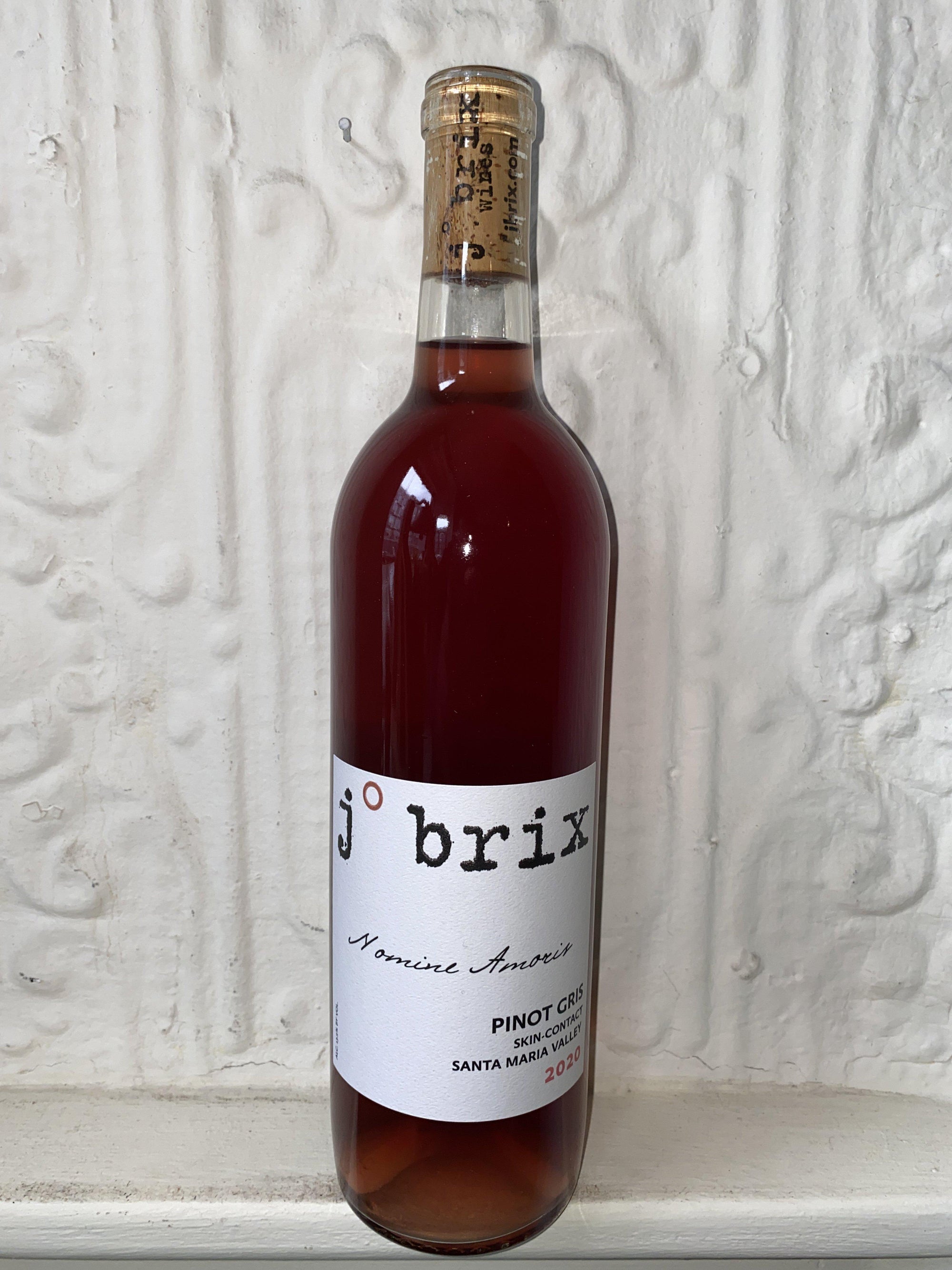 Pinot Gris Skin Contact "Nomine Amoris", J. Brix 2020 (California, United States)-Wine-Bibber & Bell