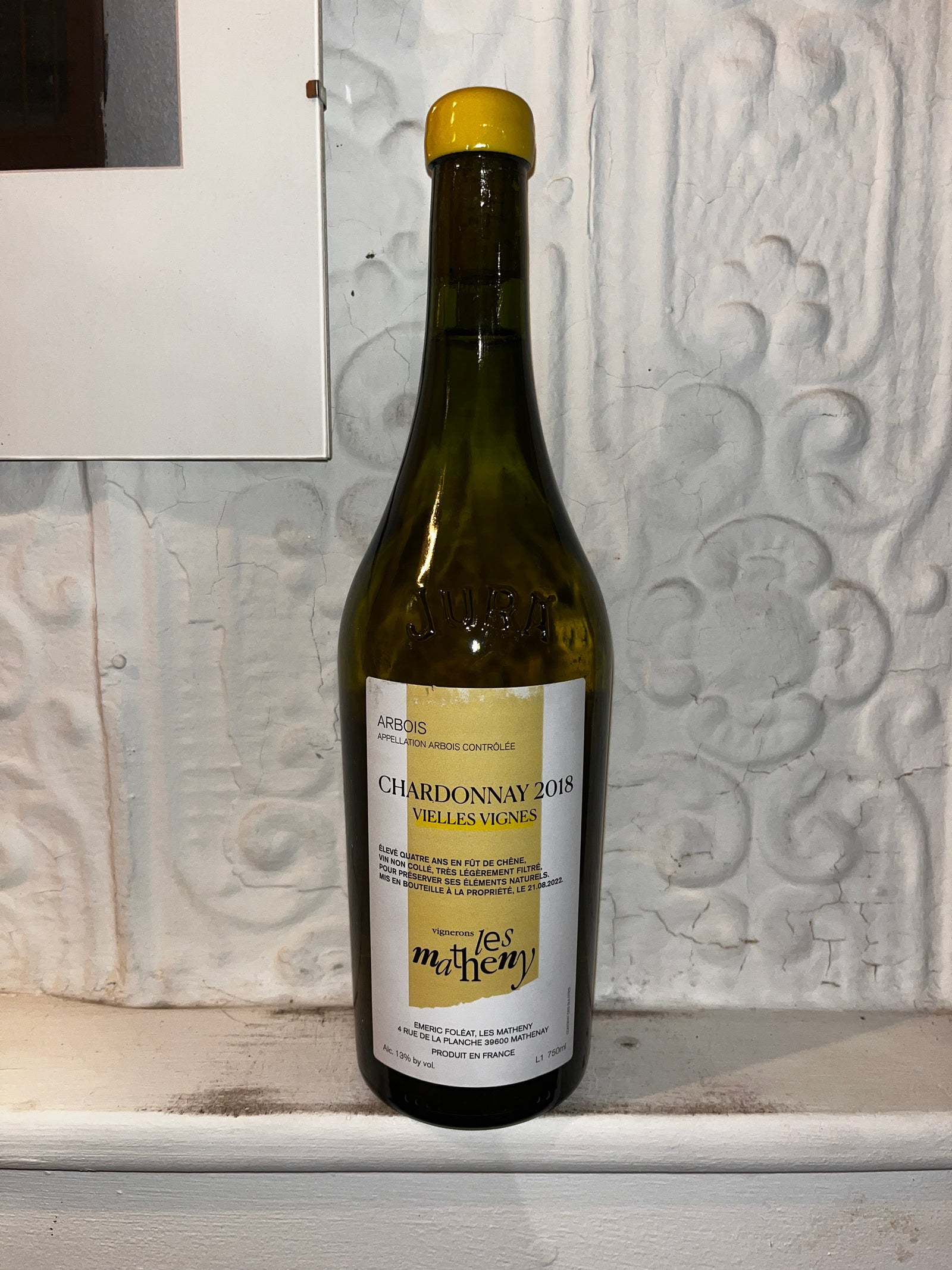 Arbois Chardonnay Vielles Vignes, Les Matheny 2018 (Jura, France)-Wine-Bibber & Bell