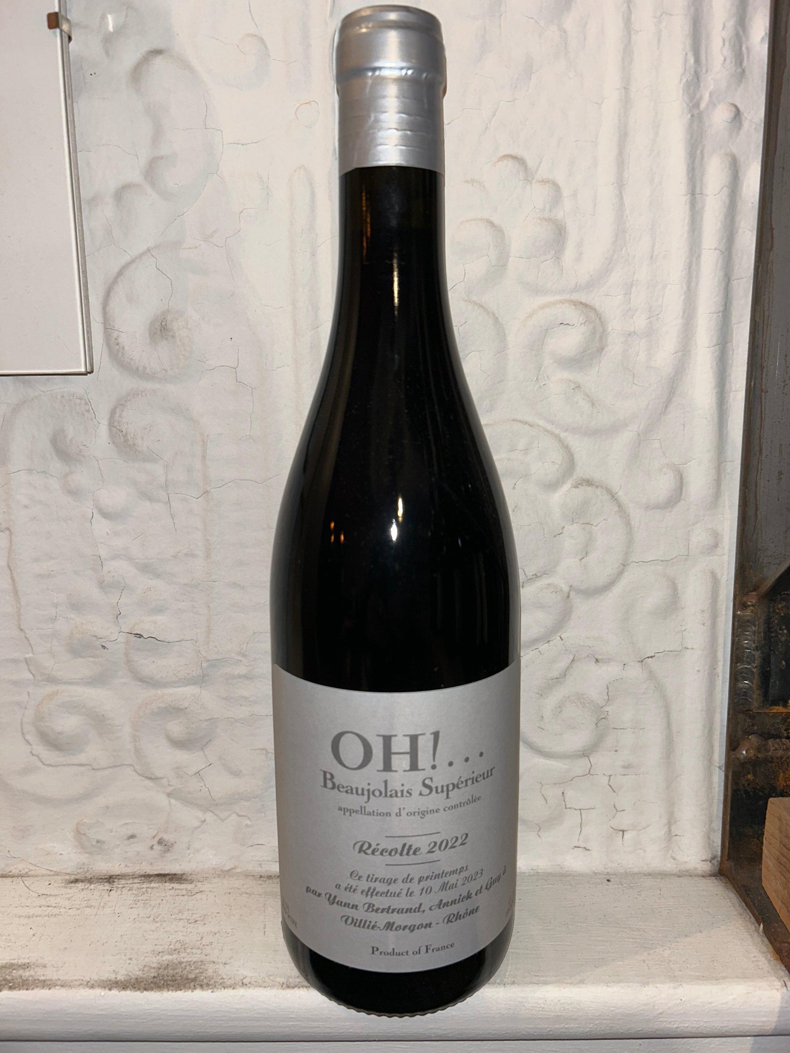 Beaujolais ‘Oh!!!’, Yann Bertrand 2022 (Beaujolais, France)-Bibber & Bell