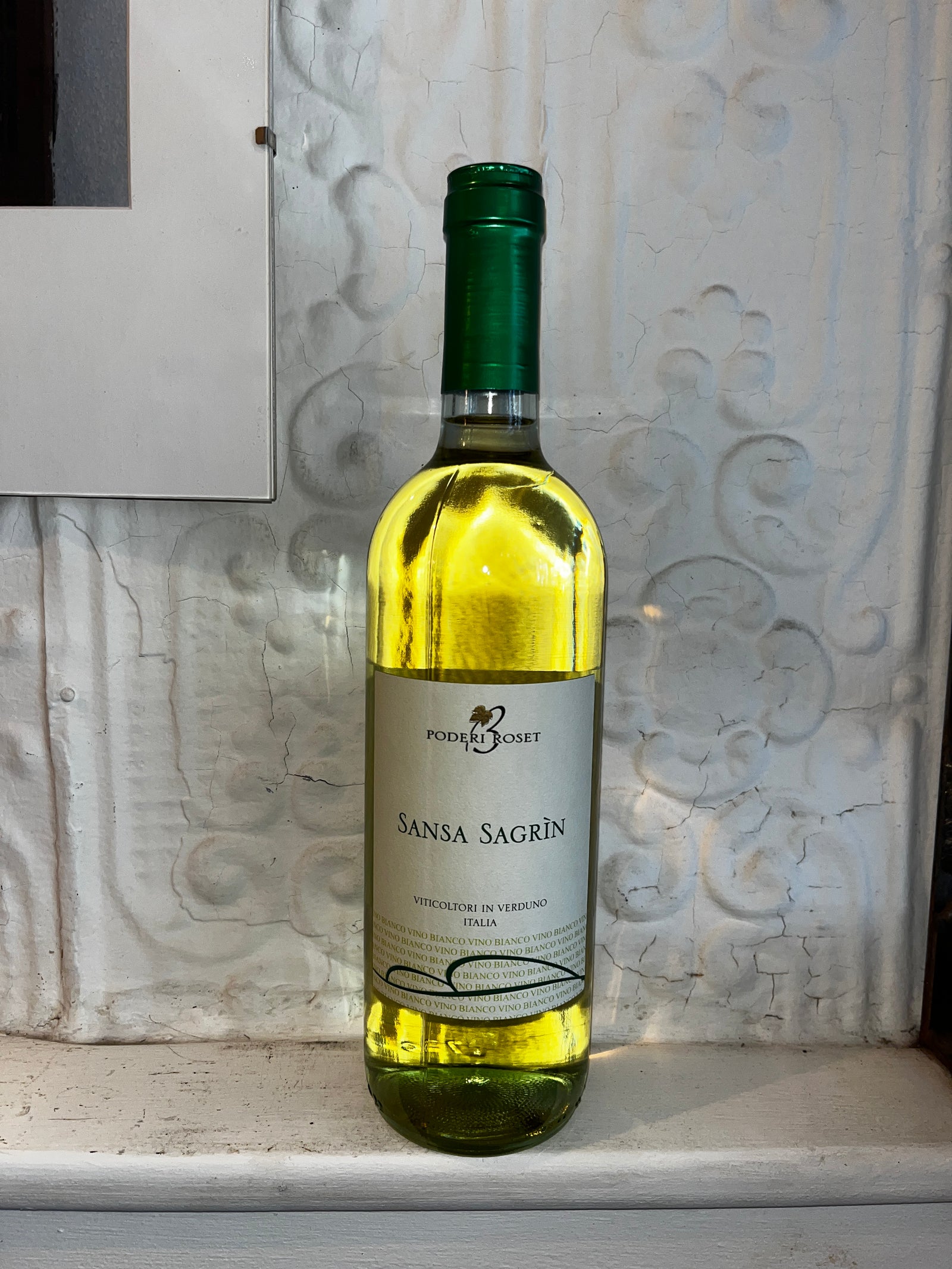 Bianco Sansa Sagrin, Poderi Roset 2023 (Piedmont, Italy)-Bibber & Bell