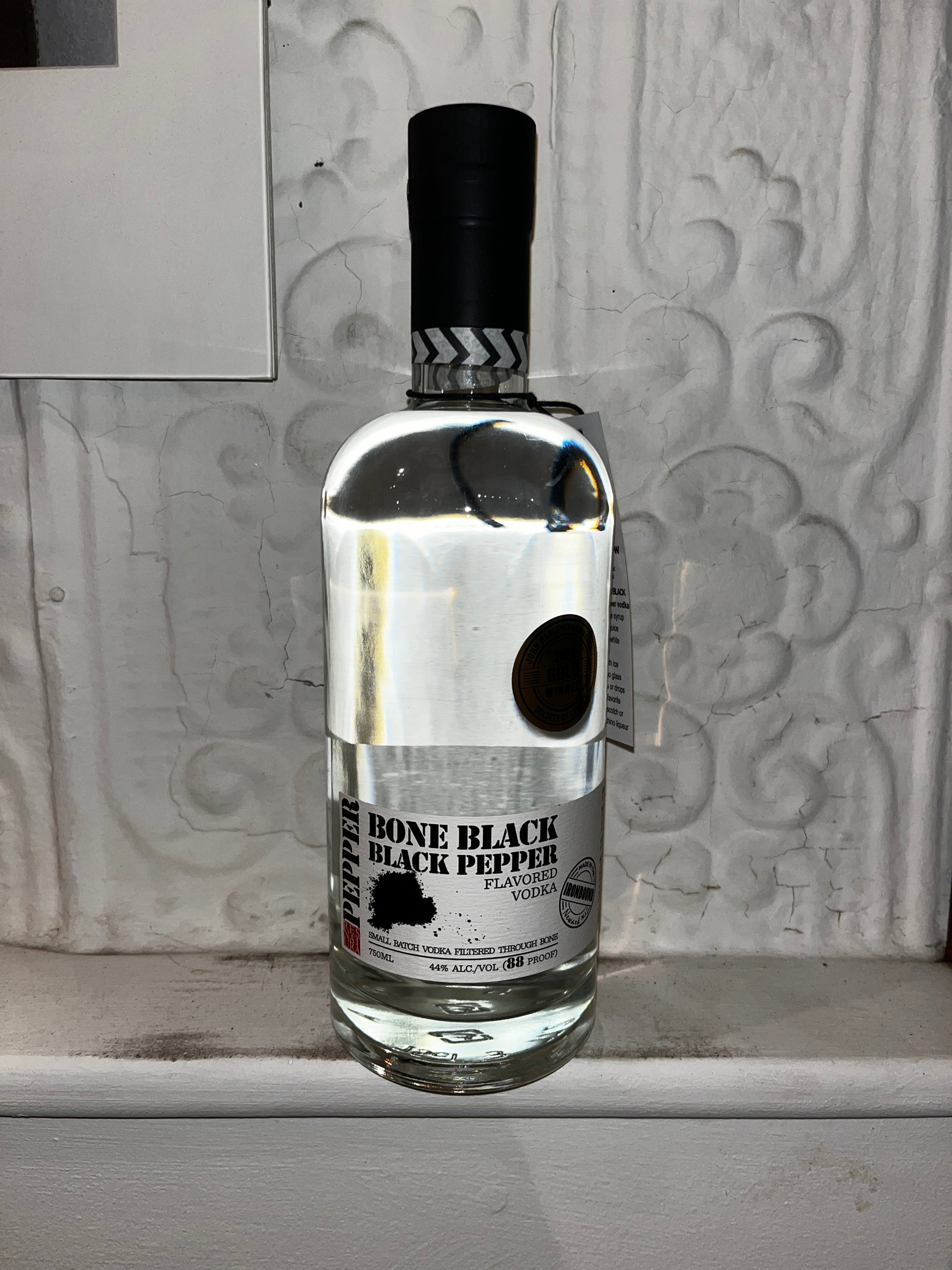 Bone Black Pepper Vodka (Newark, USA)-Liquor & Spirits-Bibber & Bell