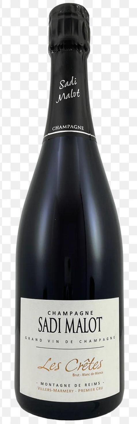 Brut Blanc de Blanc “Les Cretes”, Sadi Malot (Champagne, France)-Wine-Bibber & Bell