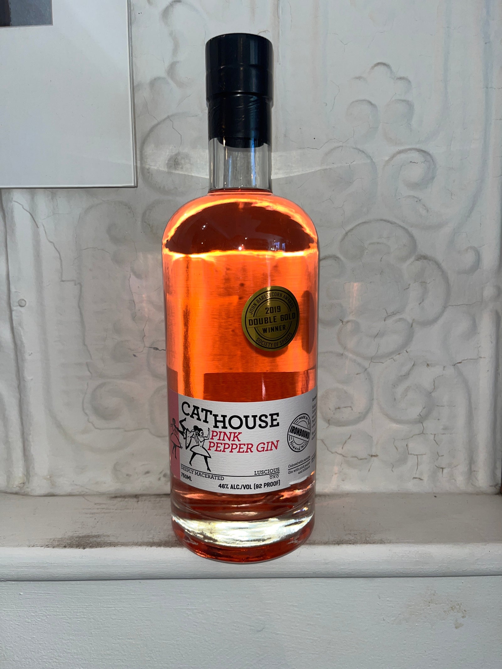 Cathouse Pink Pepper Gin (Newark, USA)-Bibber & Bell