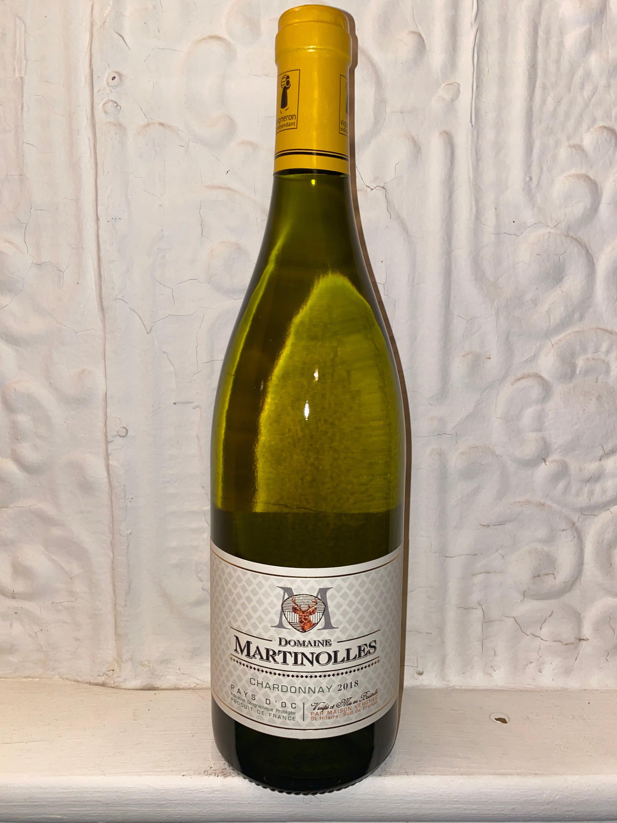 Chardonnay, Domaine Martinolles 2018 (Languedoc, France)-Wine-Bibber & Bell