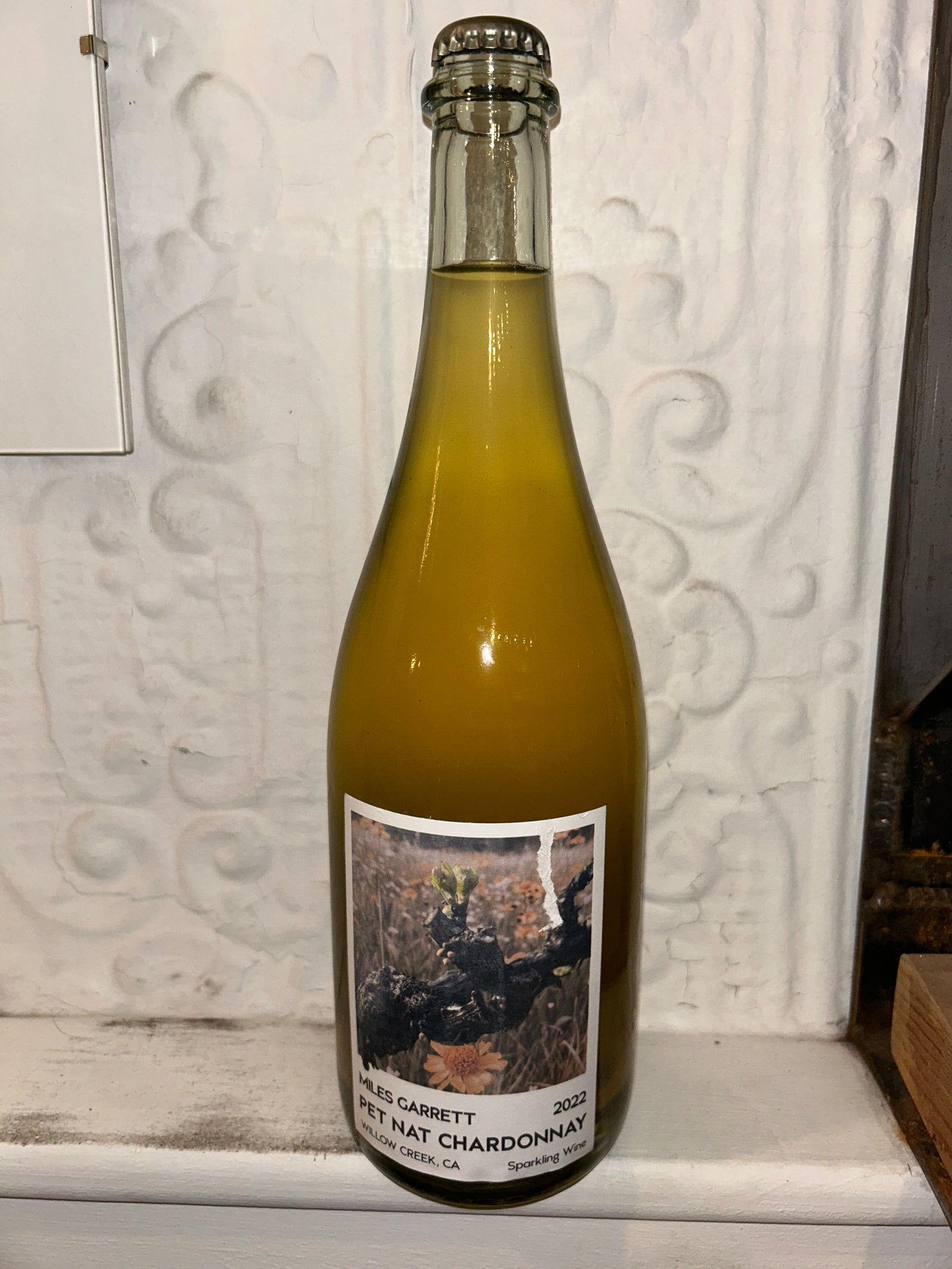 Chardonnay Pet Nat, Miles Garrett 2022 (WillowCreek, California)-Wine-Bibber & Bell