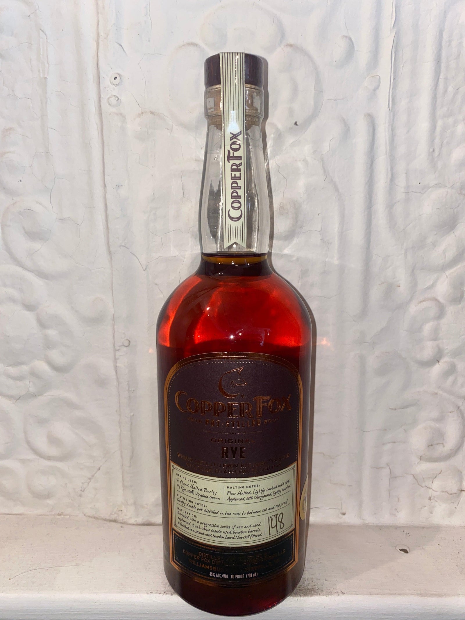Copper Fox Rye (Virginia, USA)-Liquor & Spirits-Bibber & Bell