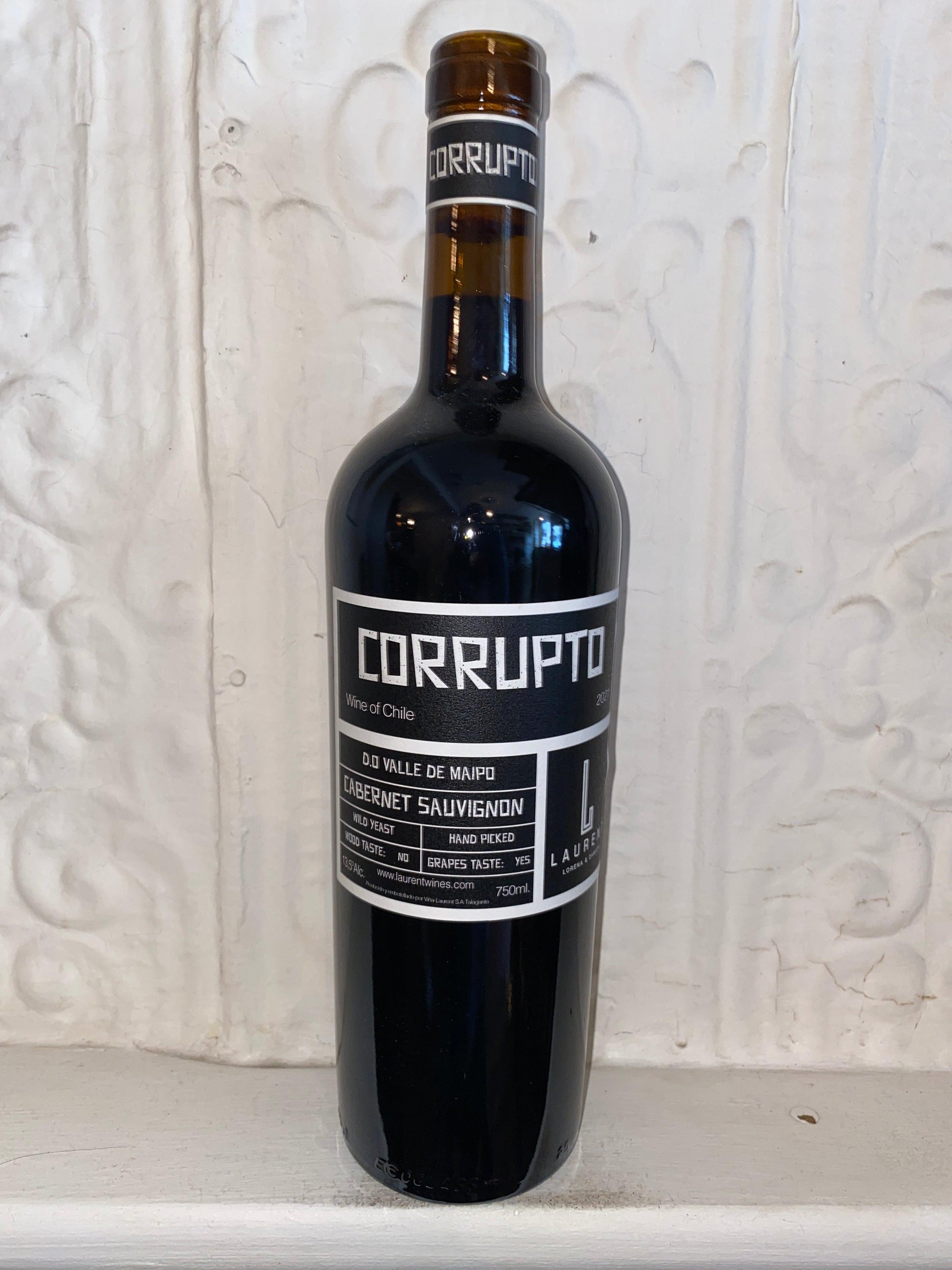 Corrupto Cabernet Sauvignon, Laurent Family Vineyard 2021 (Maipo Valley, Chile)-Wine-Bibber & Bell