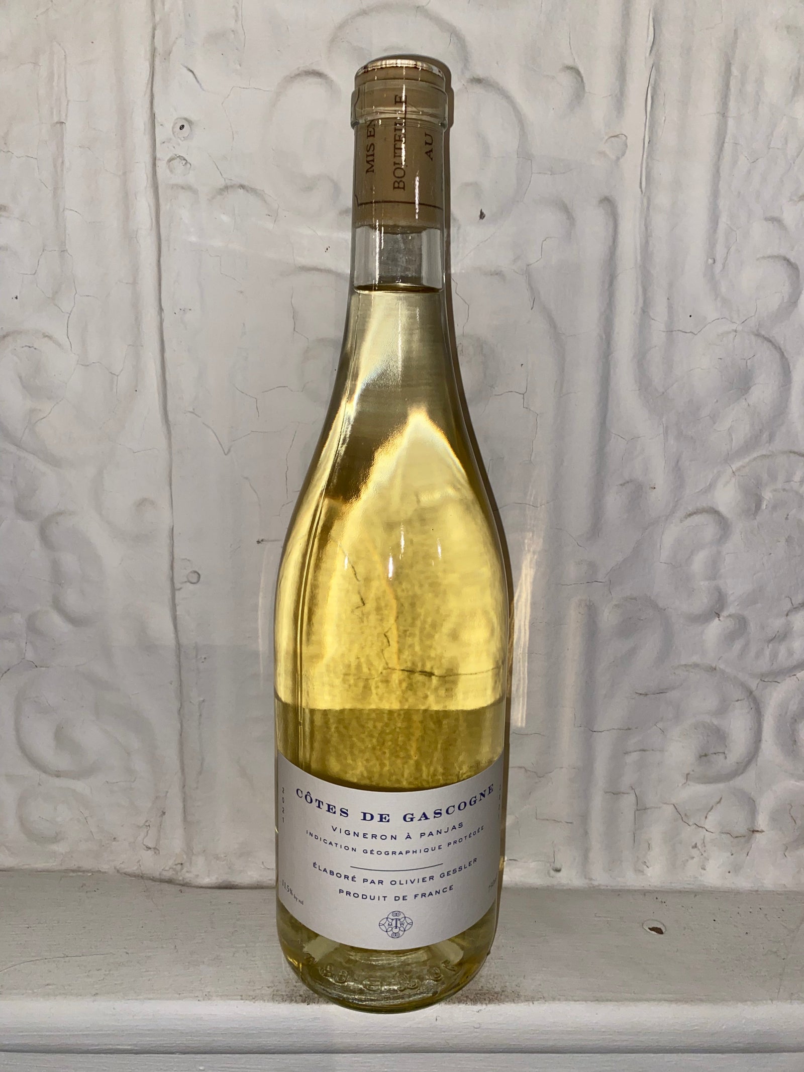 Cotes de Gascone Blanc, Olivier Gessler/ Mary Taylor Wine 2021 (Southwest, France)-Bibber & Bell
