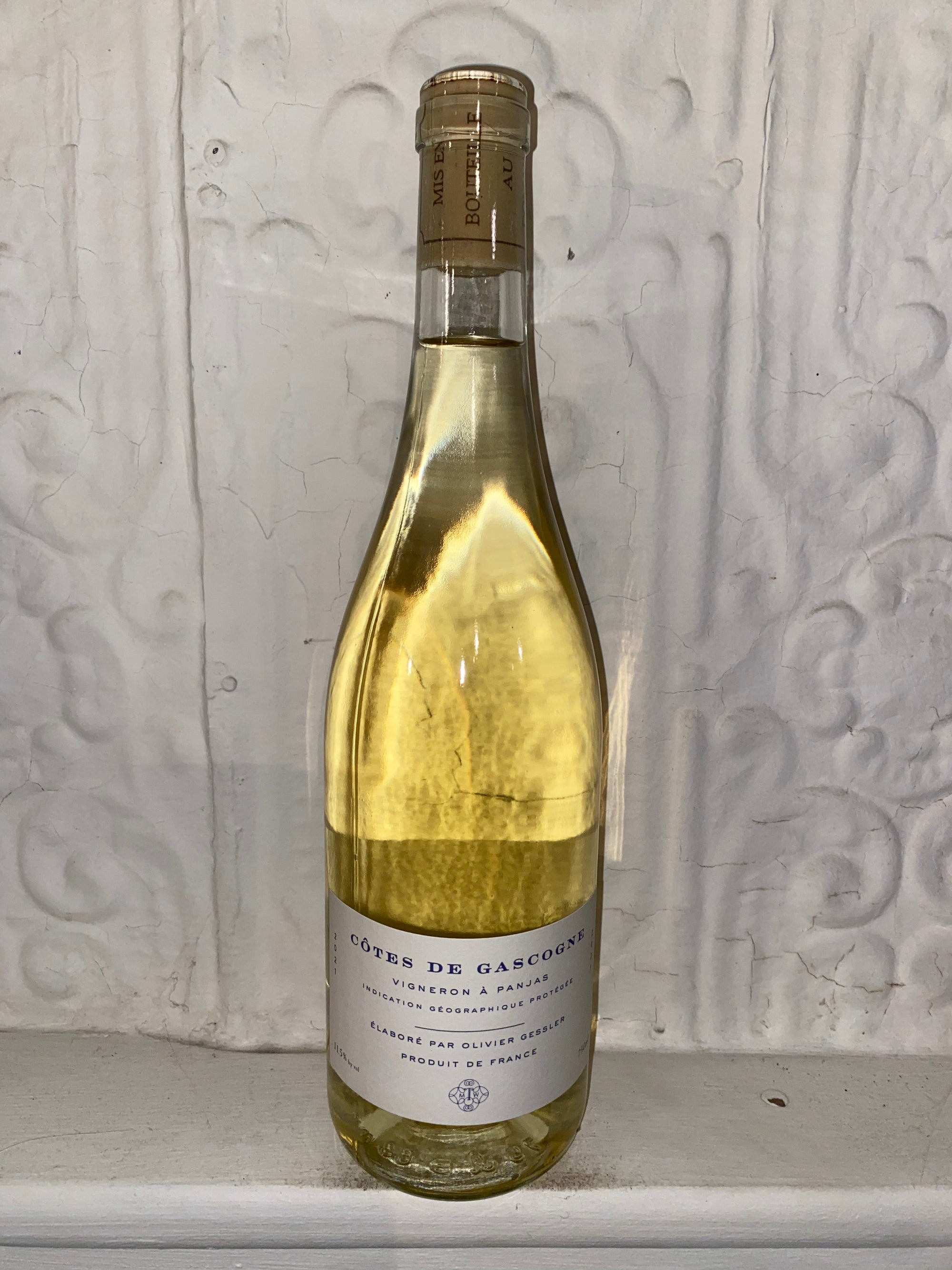 Cotes de Gascone Blanc, Olivier Gessler/ Mary Taylor Wine 2021 (Southwest, France)-Bibber & Bell