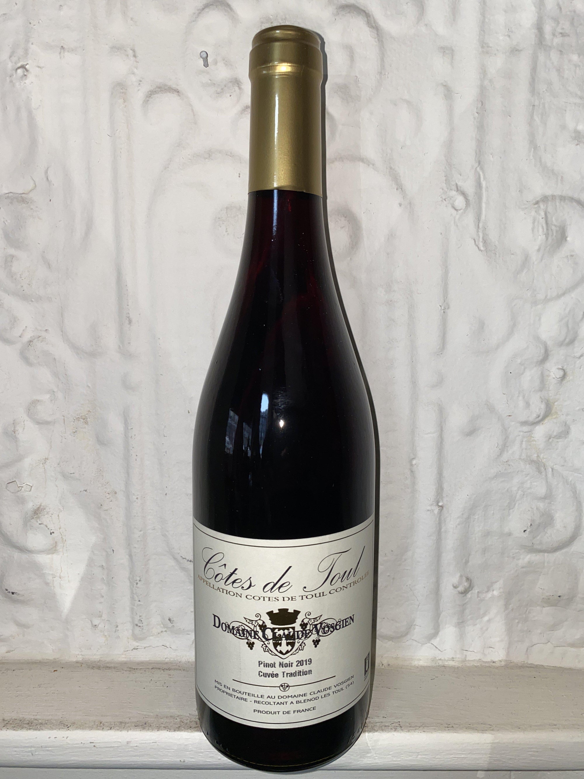 Cotes de Toul Pinot NoirTradition, Domaine Claude Vosgien 2019 (Lorraine, France)-Wine-Bibber & Bell