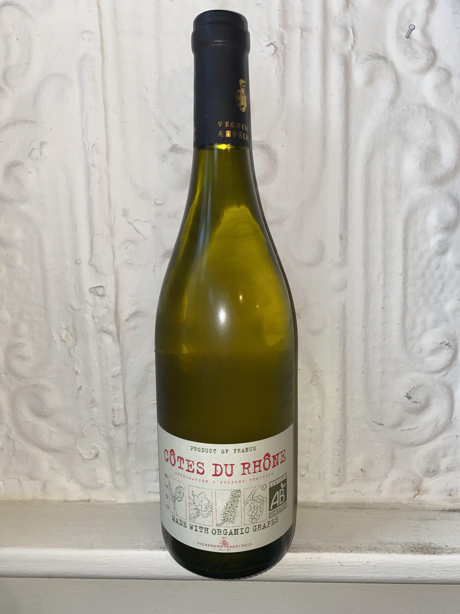 Cotes du Rhone Blanc, Vignerons Ardechois 2019 (Rhone Valley, France)-Wine-Bibber & Bell