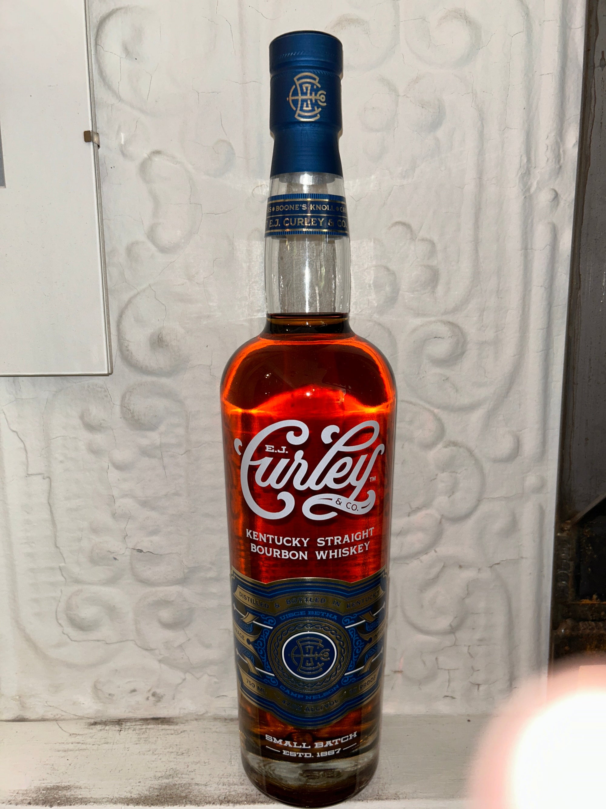 E.J. Curley Straight Bourbon Whiskey (Kentucky, USA)-Liquor & Spirits-Bibber & Bell