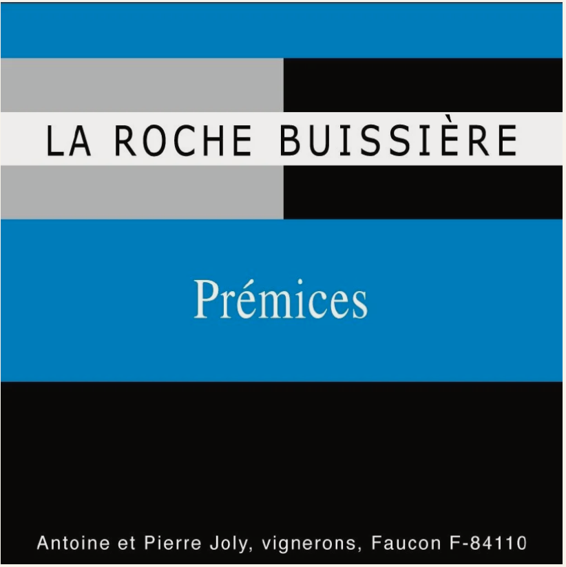 Grenache "Premices", La Roche Buissiere 2022 (Rhone, France)-Bibber & Bell