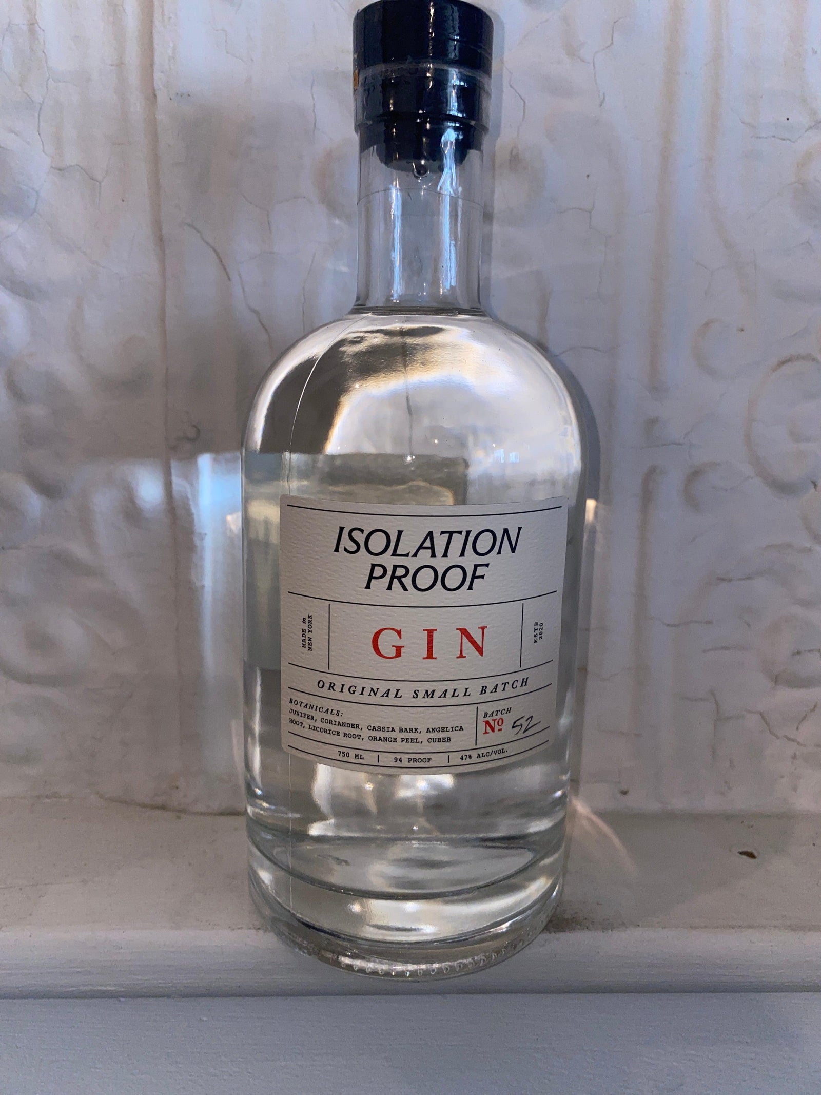 Isolation Proof Original Gin (New York)-Liquor & Spirits-Bibber & Bell