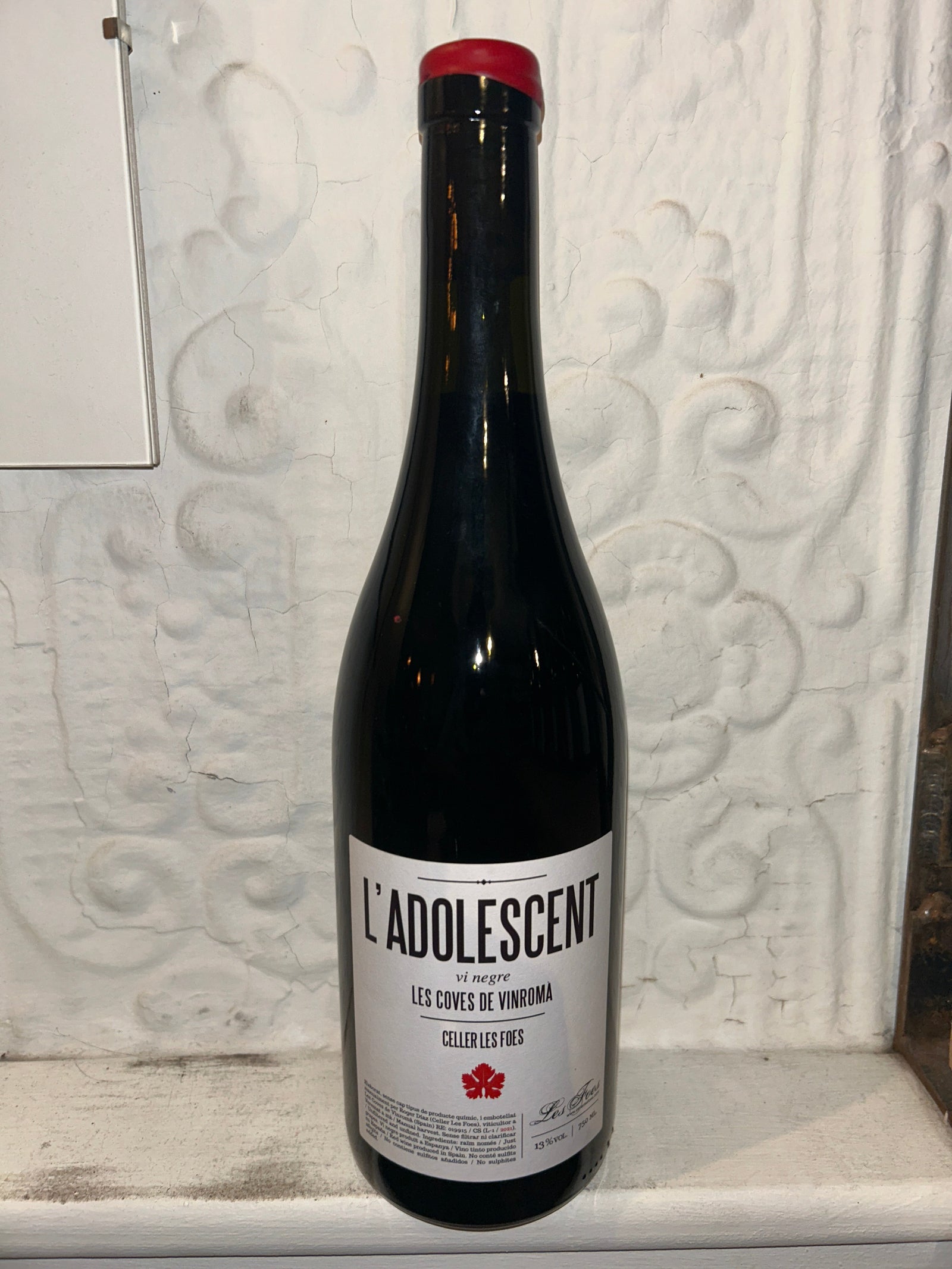 L'Adolescent Les Coves de Vinroma, Celler les Foes 2021-Wine-Bibber & Bell