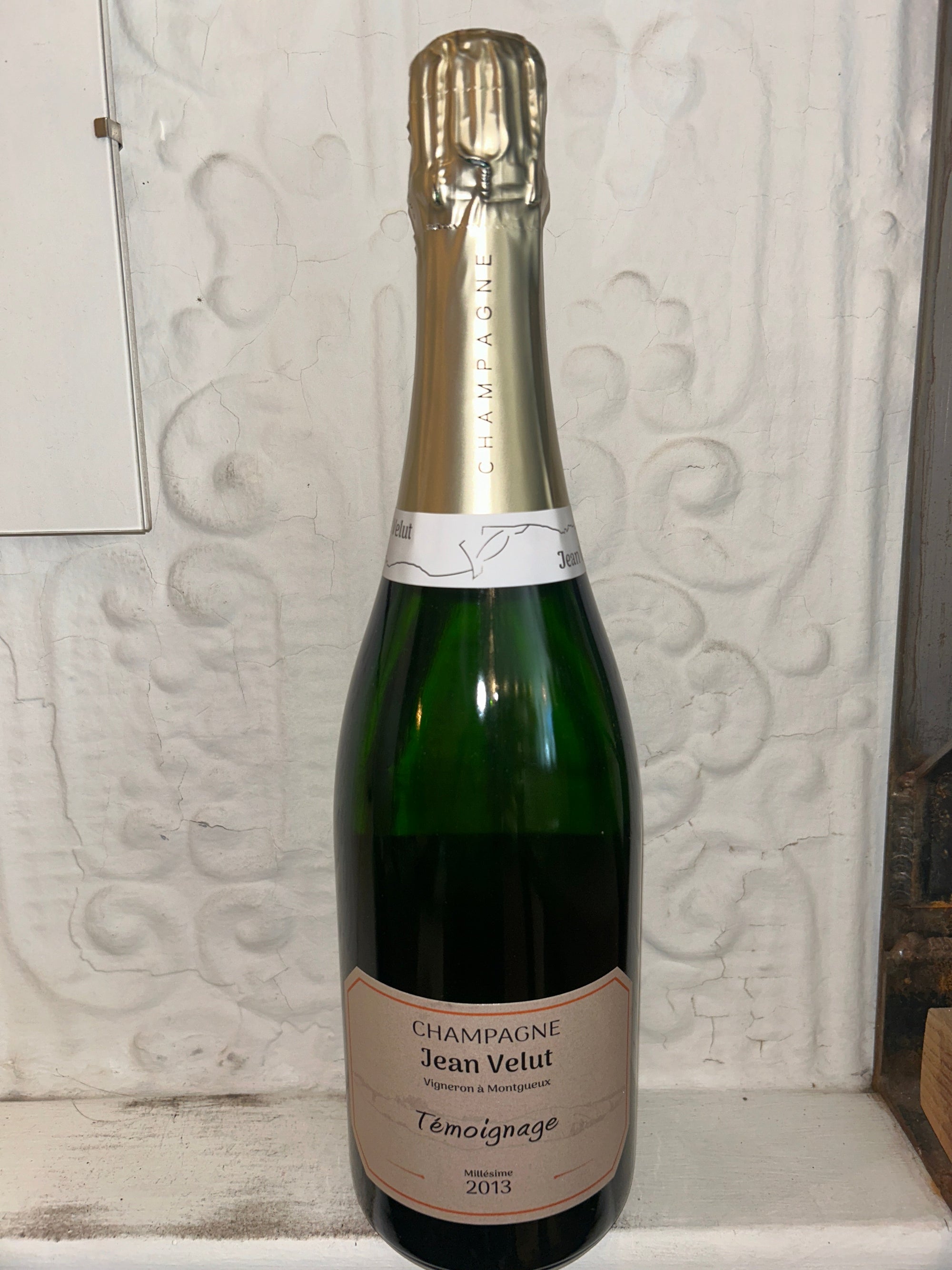 Temoignage, Jean Velut 2013 (Champagne, France)-Wine-Bibber & Bell