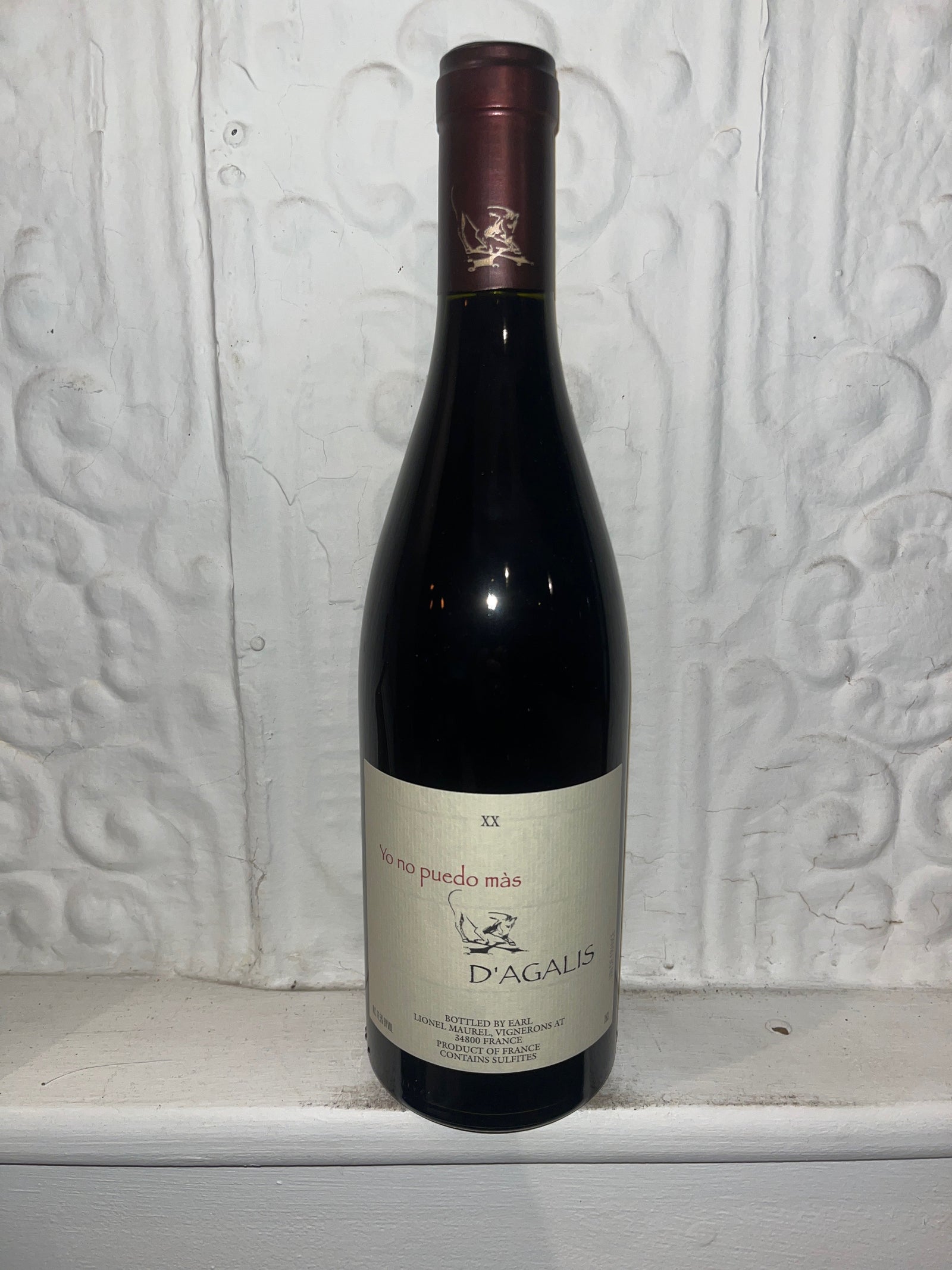 Languedoc Rouge "Yo no puedo mas", Mas d'Agalis 2020 (Languedoc, France)-Bibber & Bell