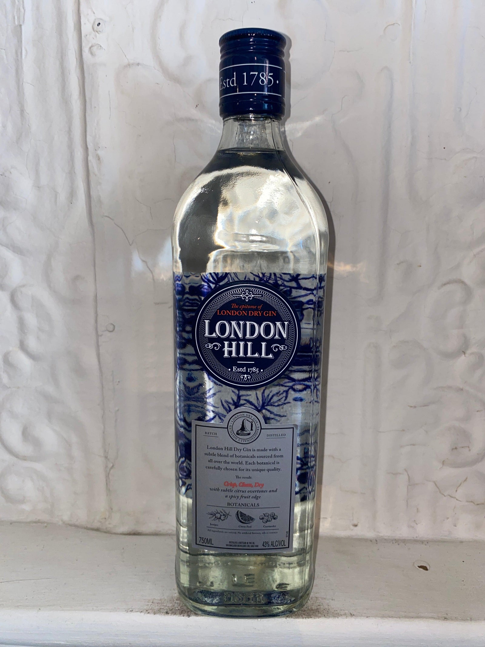 London Hill Gin (London, UK)-Spirits-Bibber & Bell