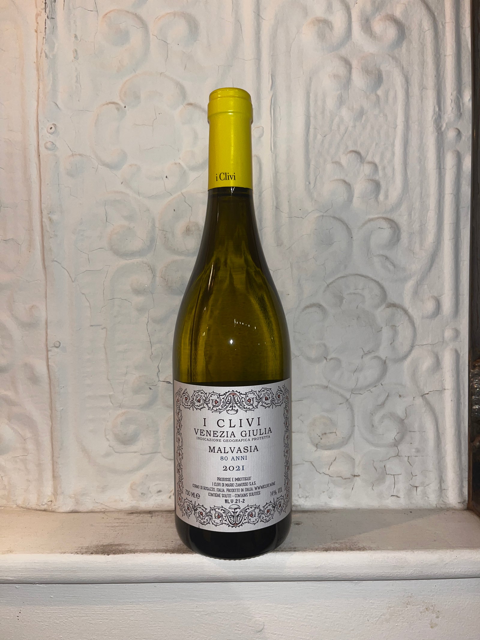 Malvasia "80 Anni", I Clivi 2021 (Friuli, Italy)-Wine-Bibber & Bell