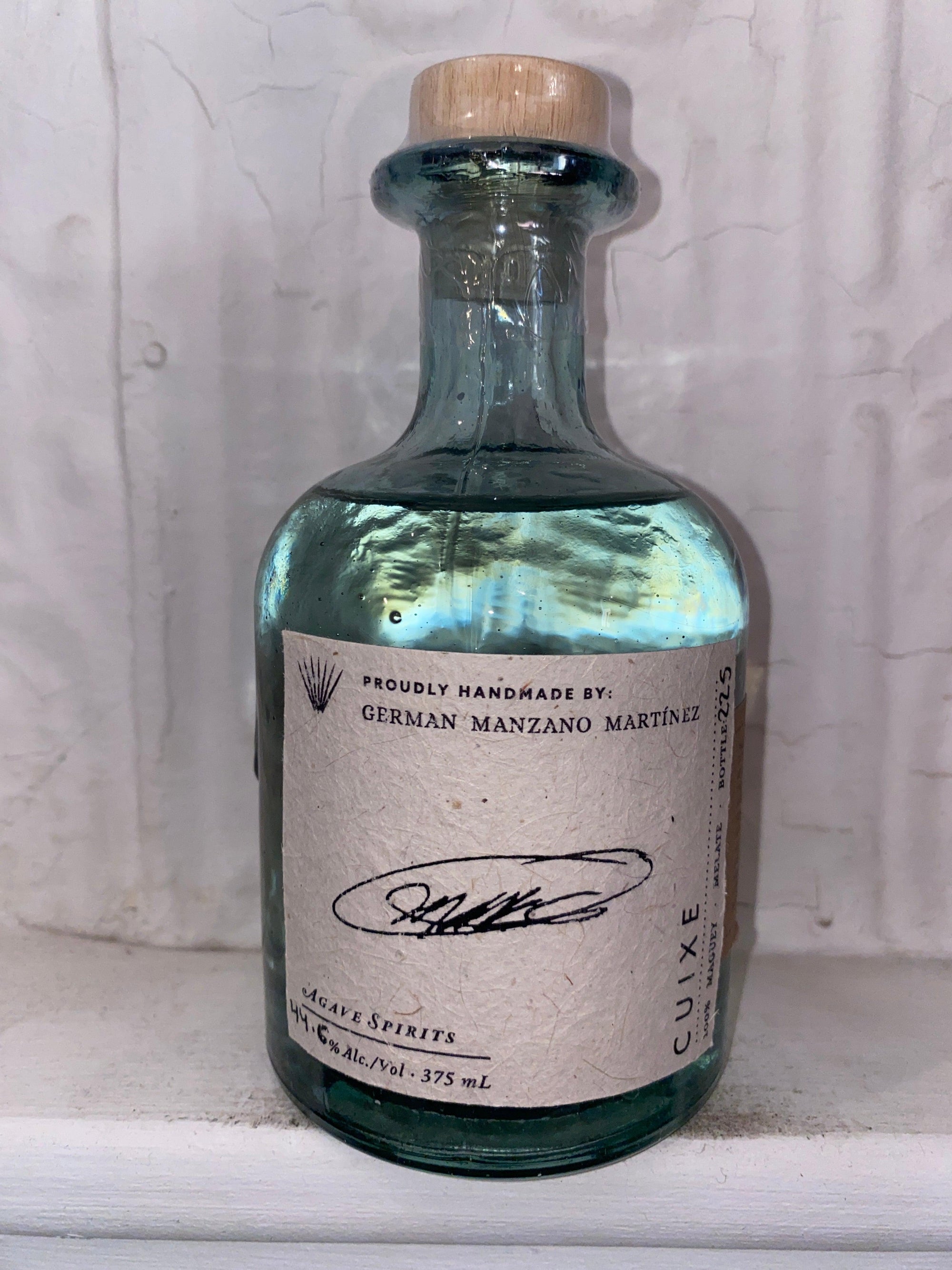 Melate Cuixe Mezcal, German Manzano Martinez 375ml (Oaxaca, Mexico)-Liquor & Spirits-Bibber & Bell