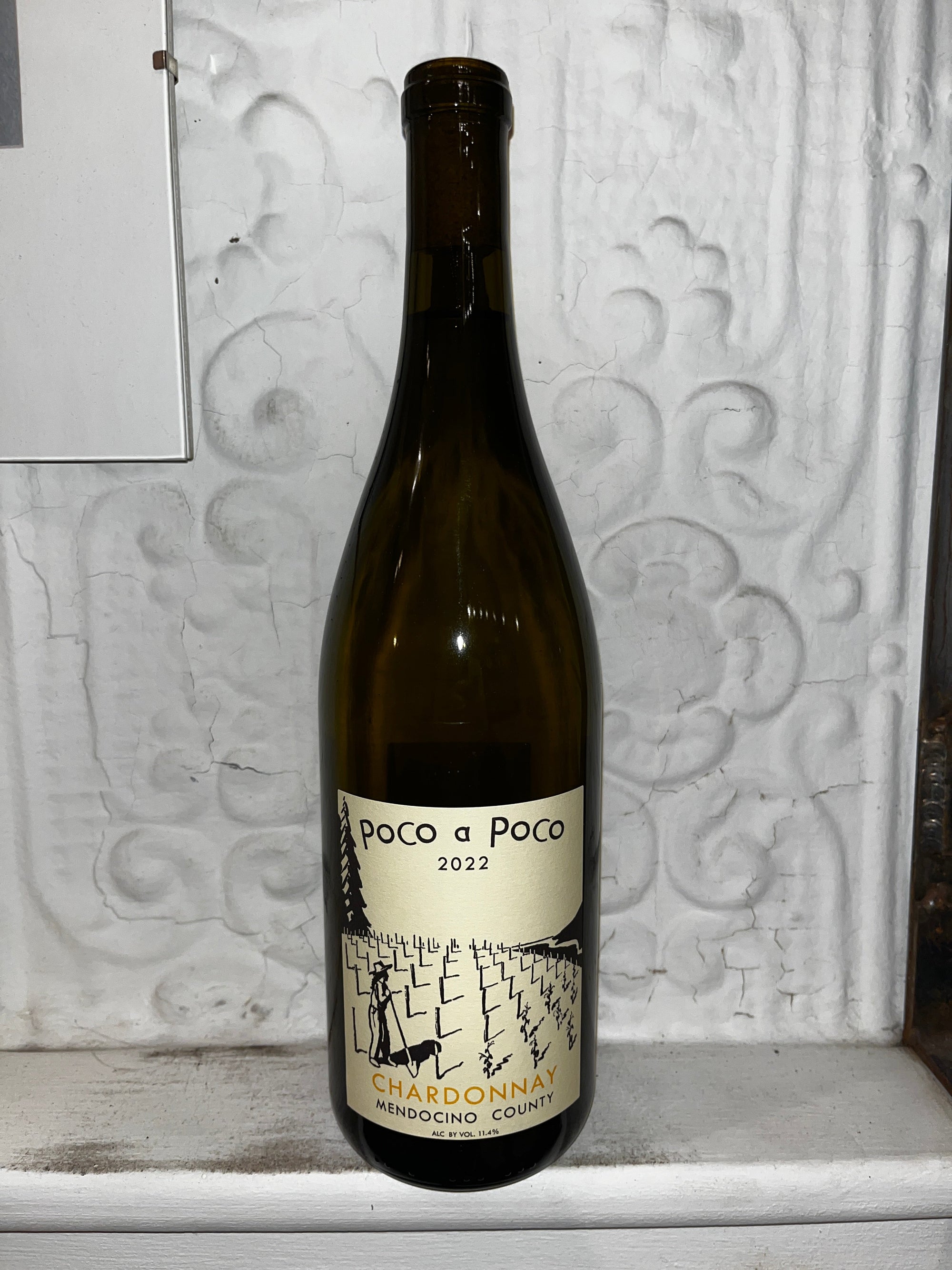 Mendocino County Chardonnay, Poco a Poco 2022 (California, United States)-Wine-Bibber & Bell