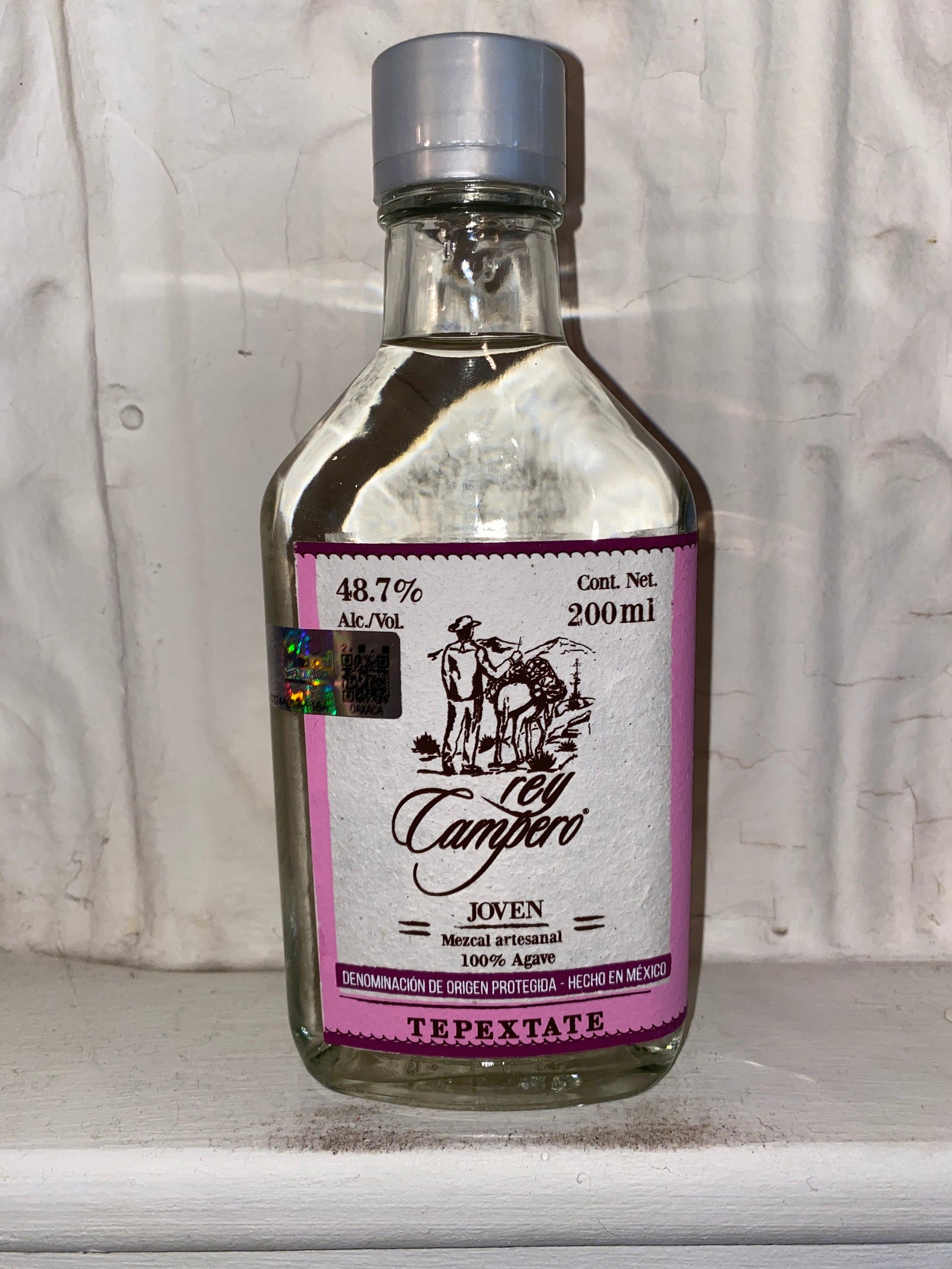 Mezcal Joven, Rey Campero 200ML (Oaxaca, Mexico)-Liquor & Spirits-Bibber & Bell