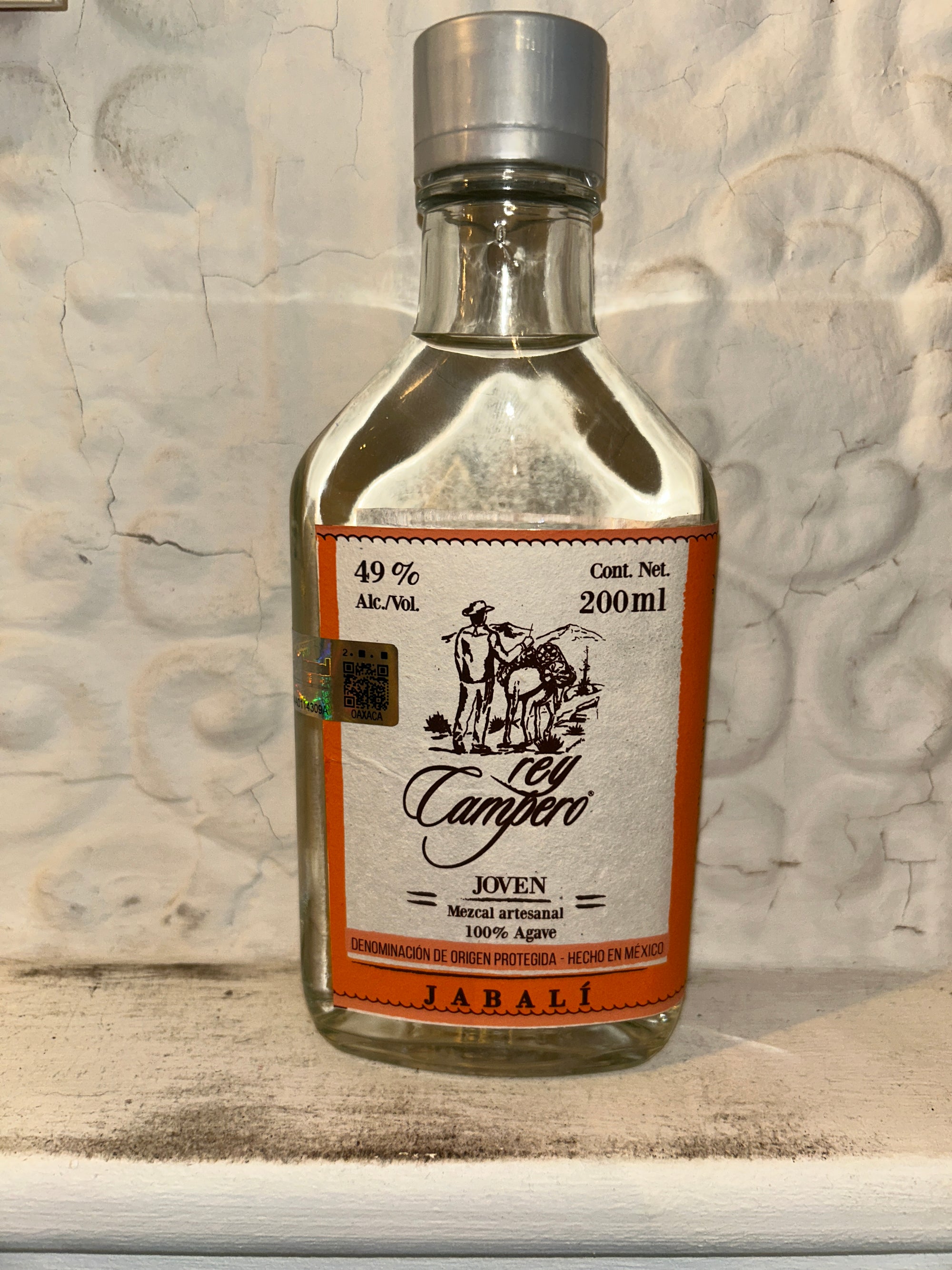 Mezcal Joven Jabali, Rey Campero 200ml (Oaxaca, Mexico)-Spirits-Bibber & Bell