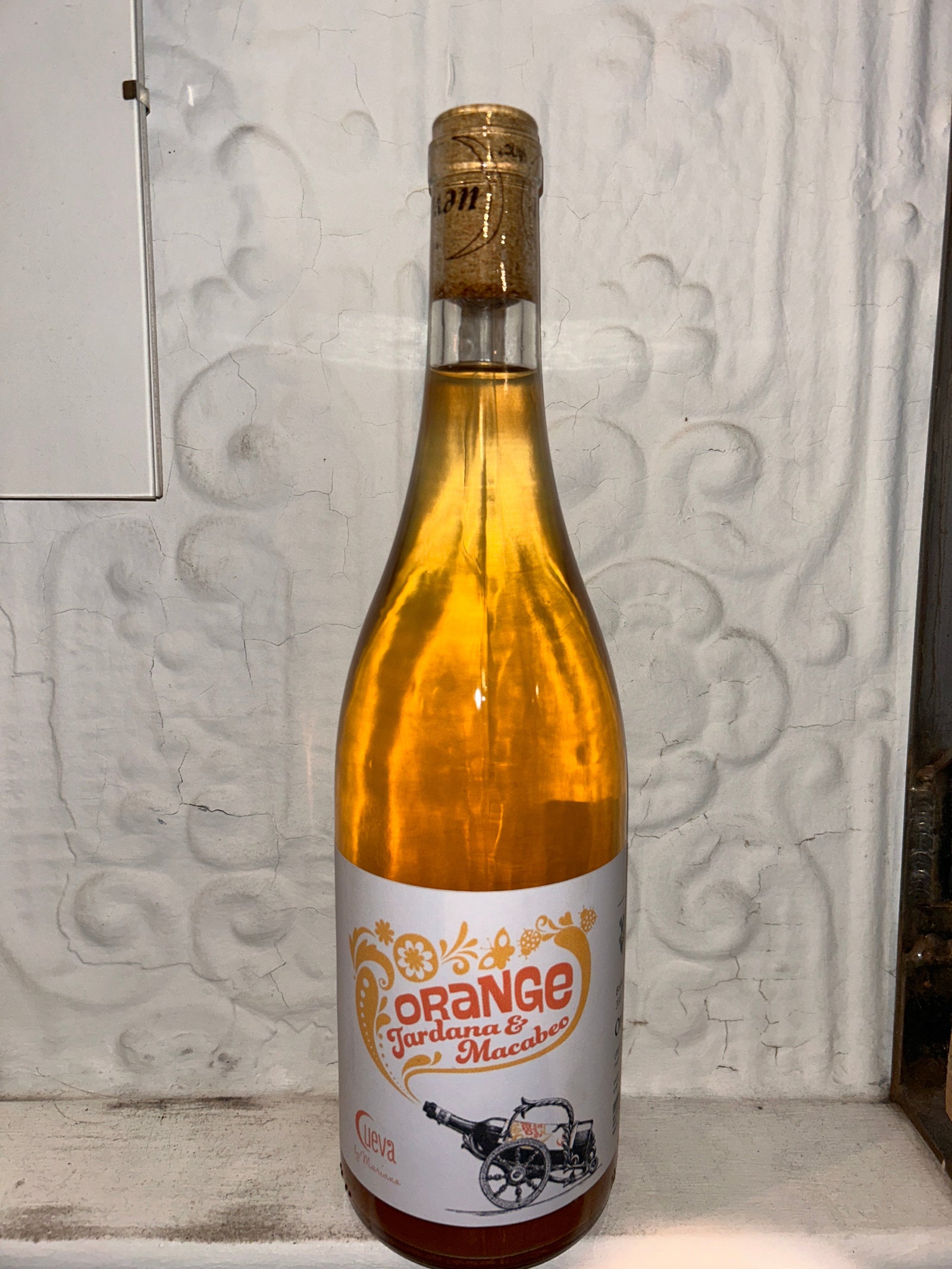 Orange Tardana & Macabeo, Bodegas Cueva 2022 (Utiel-Requena, Spain)-Wine-Bibber & Bell