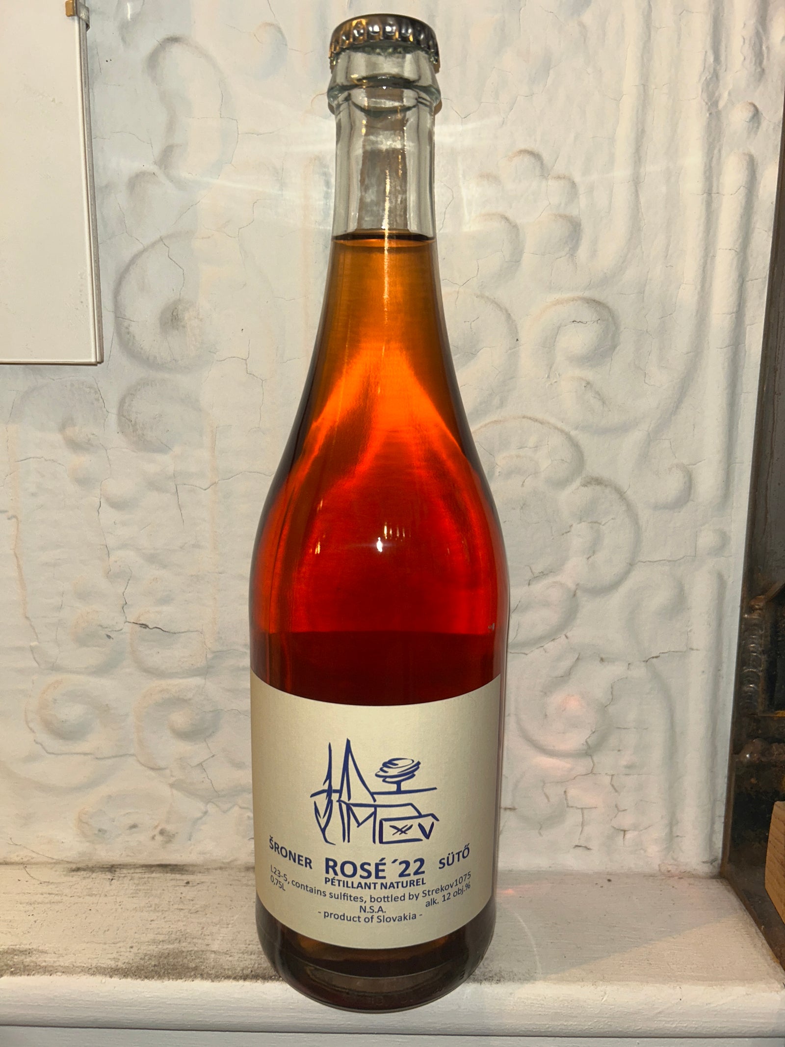 Pet Nat Rose, Strekov 2022 (Južnoslovenská, Slovakia)-Wine-Bibber & Bell