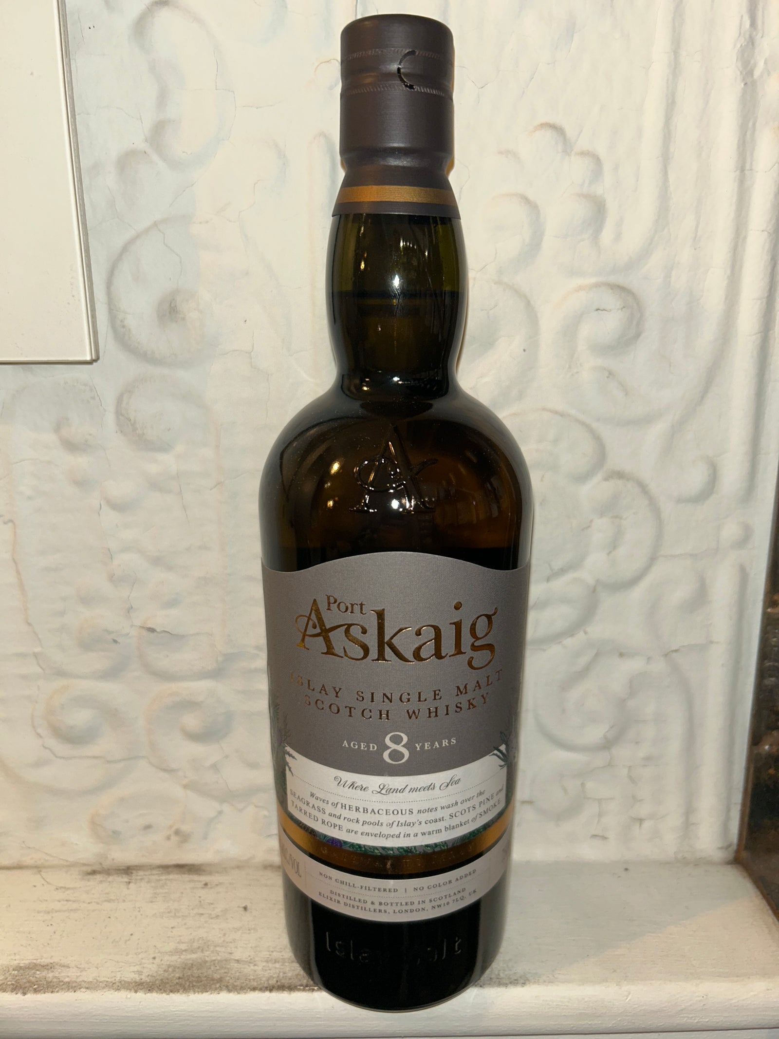 Port Askaig Islay Single Malt Whisky 8 yr (Scotland)-Liquor & Spirits-Bibber & Bell