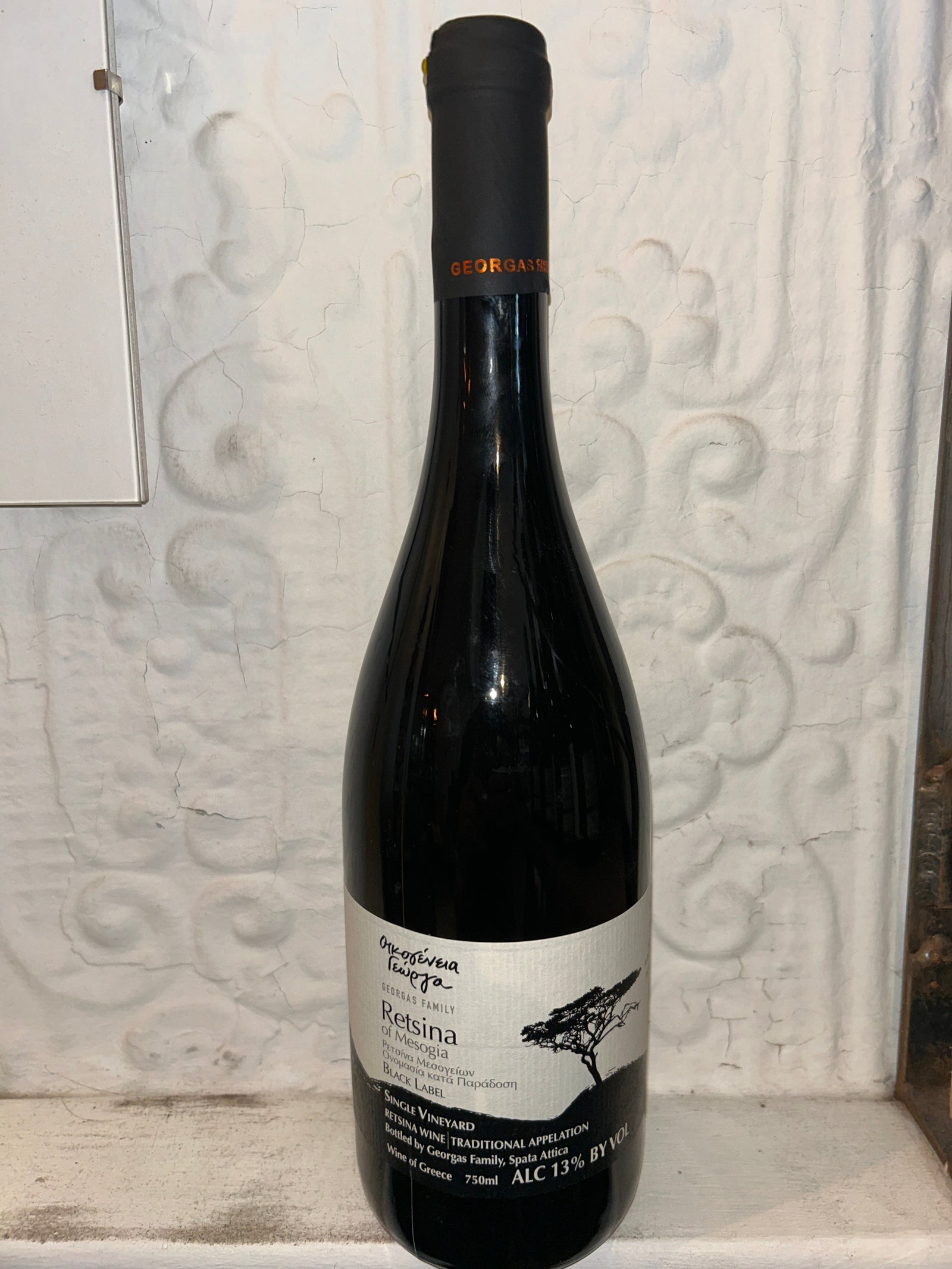 Retsina Black Label, Georgas Family 2020 (Mesogia, Greece)-Wine-Bibber & Bell