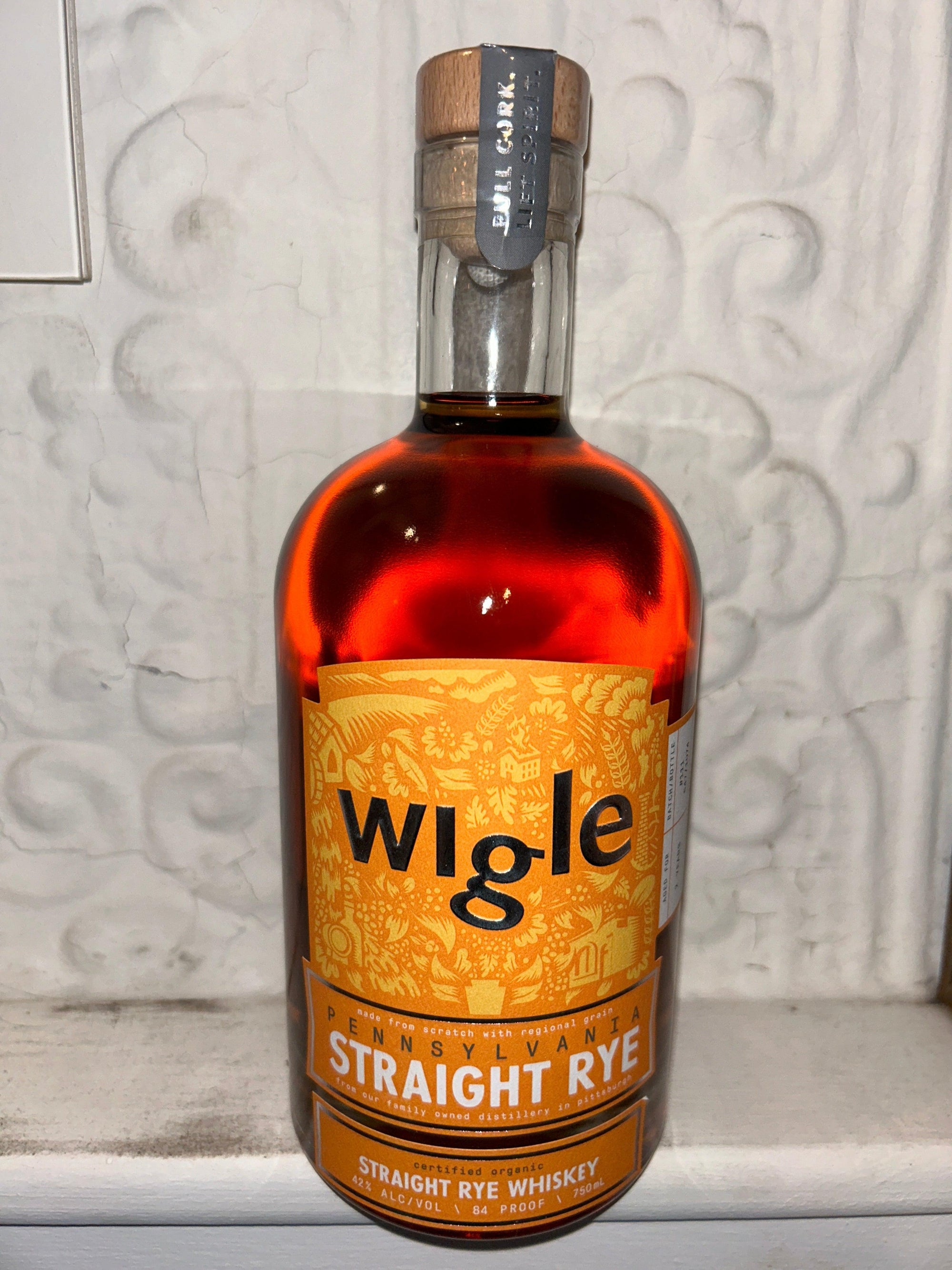 Straight Rye Whiskey, Wigle (Pittsburgh, PA)-Liquor & Spirits-Bibber & Bell