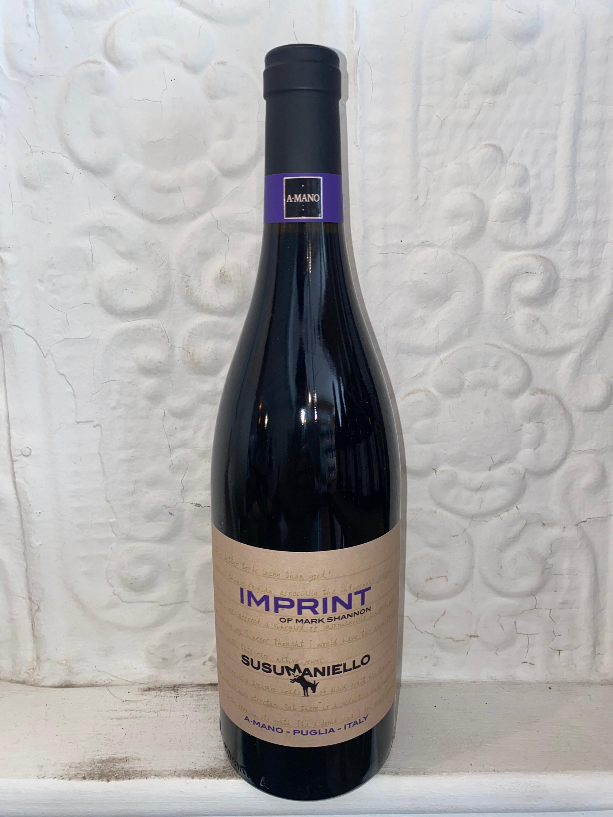 Susumaniello, A Mano Imprint of Mark Shannon 2020 (Puglia, Italy)-Wine-Bibber & Bell