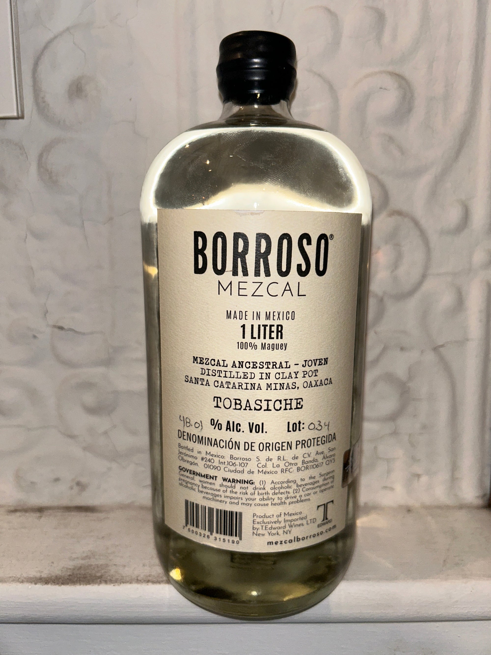 Tobasiche Mezcal, Borroso 1L (Oaxaca, Mexico)-Liquor & Spirits-Bibber & Bell