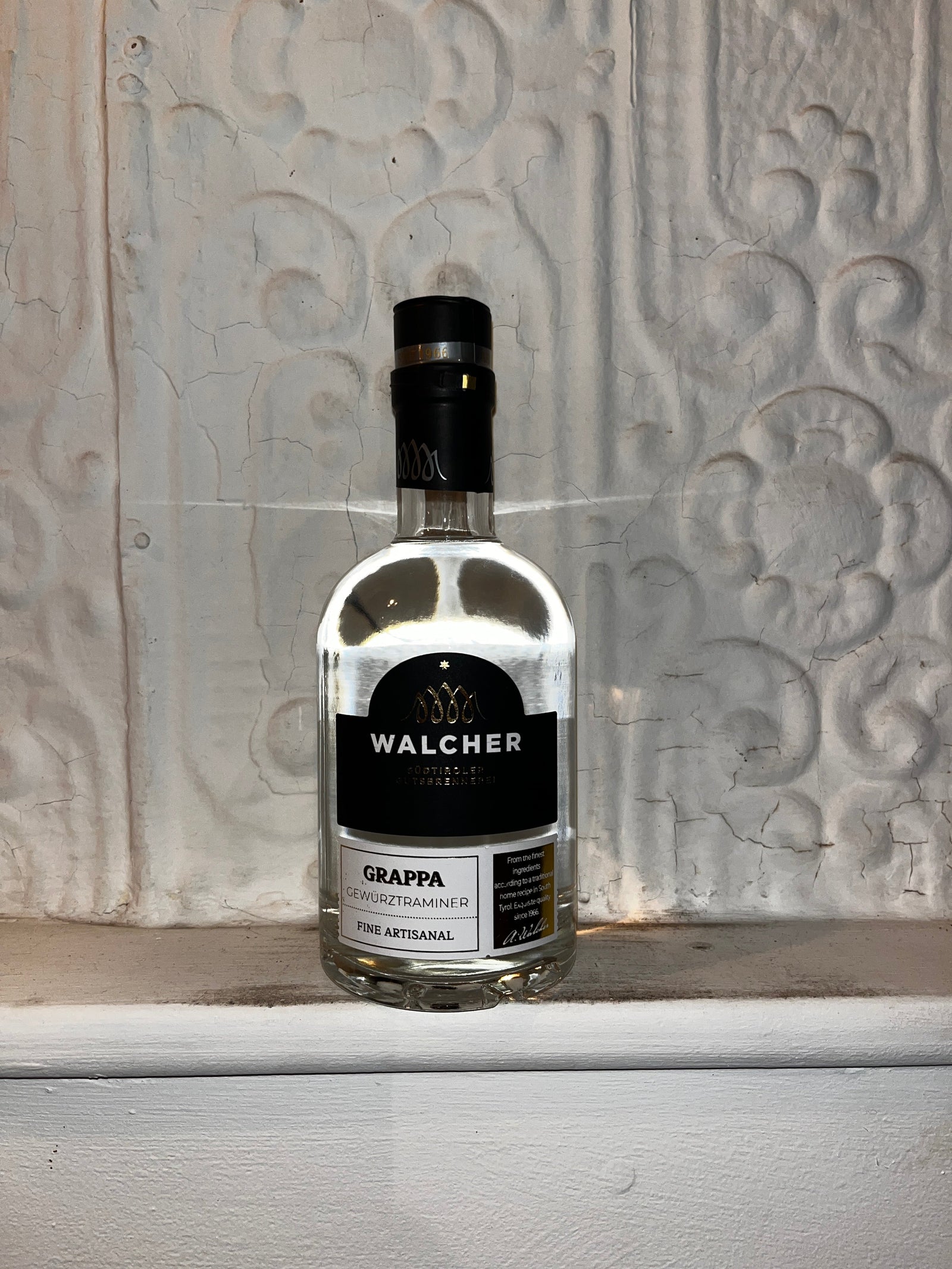 Walcher Gewurztraminer Grappa (Alto Adiege, Italy) 375ml-Liquor & Spirits-Bibber & Bell