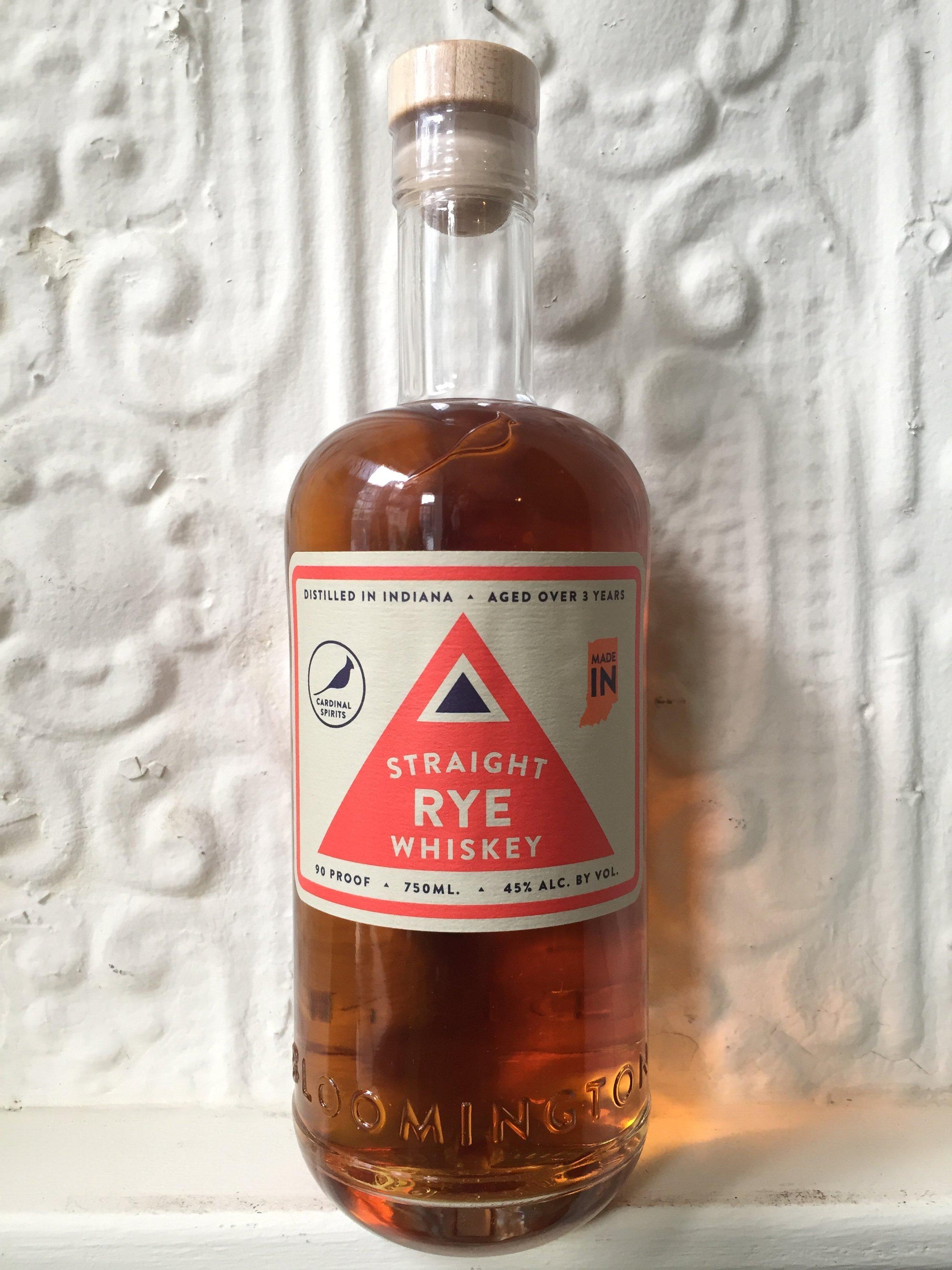 Cardinal Spirits Rye Whiskey (Indiana, United States)-Spirits-Bibber & Bell