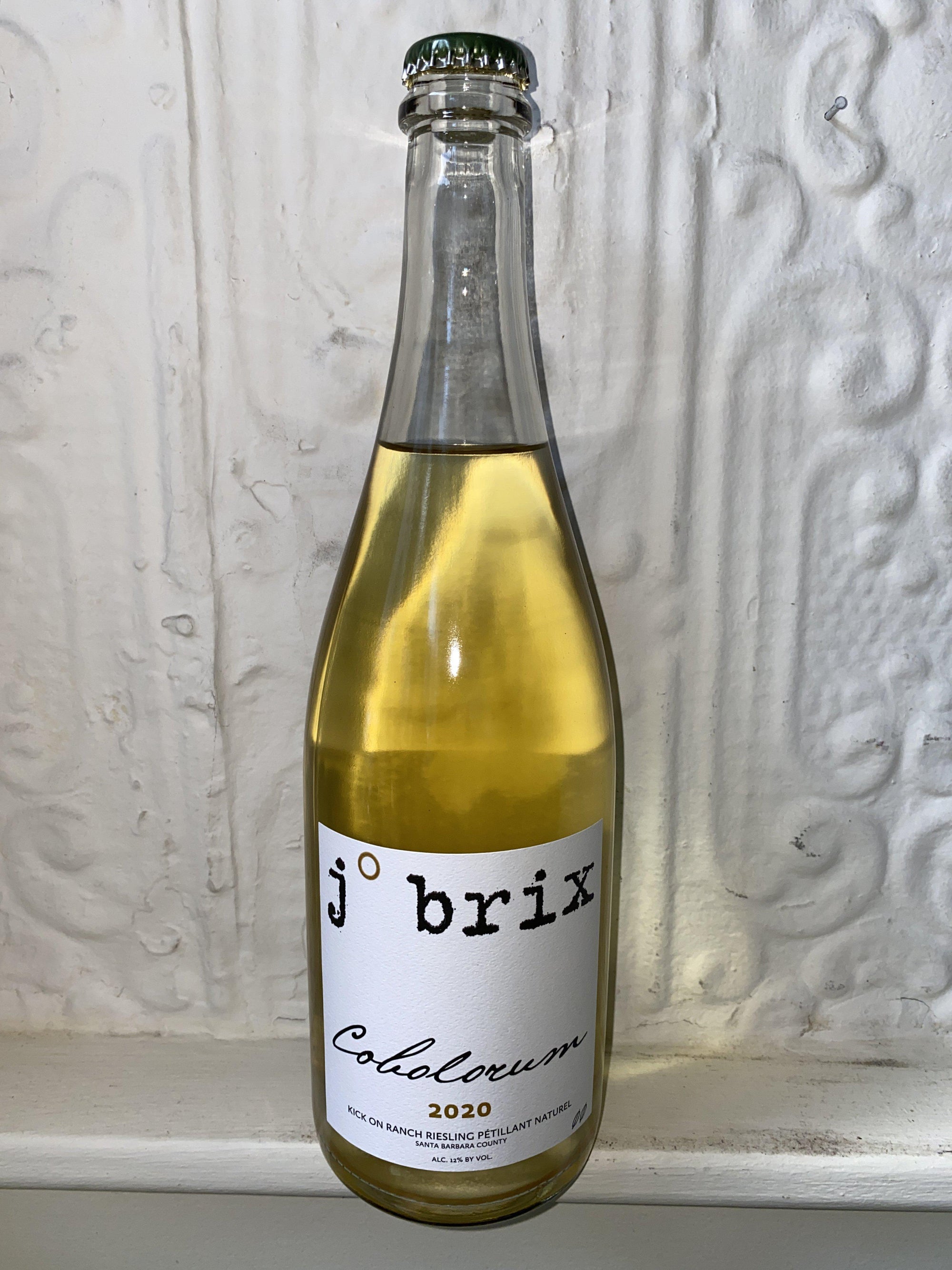 Cobolorum Riesling Pet Nat, J Brix 2020 (Santa Barbara County, California)-Wine-Bibber & Bell