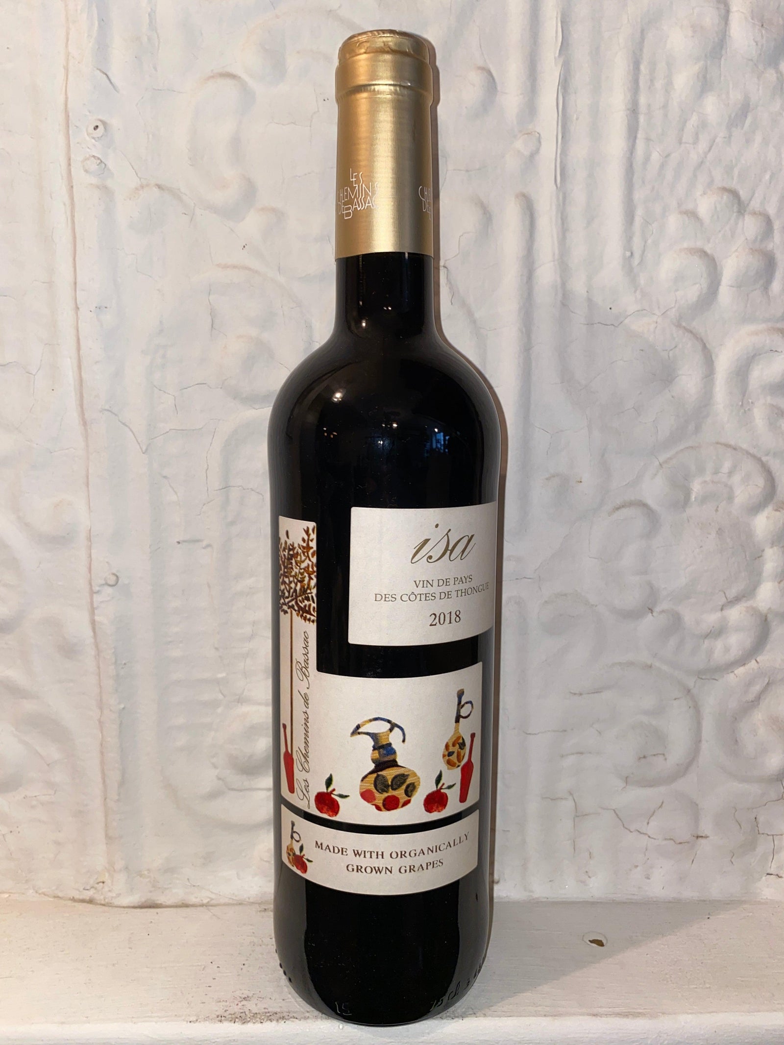 Cotes de Thongue Rouge "Isa", Les Chemins de Bassac 2018 (Languedoc, France)-Wine-Bibber & Bell