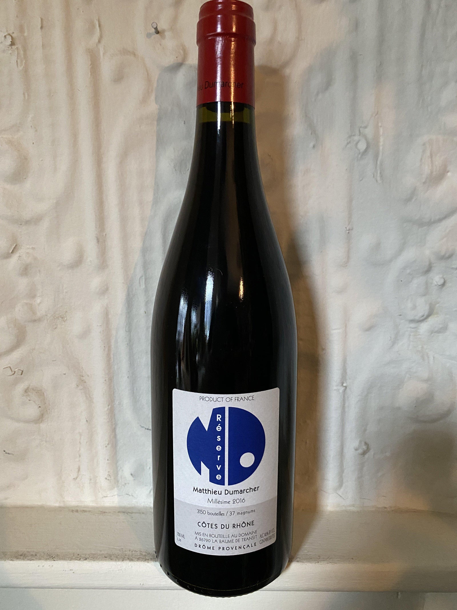 Cotes du Rhone Reserve, Matthieu Dumarcher 2016 (Rhone Valley, France)-Wine-Bibber & Bell