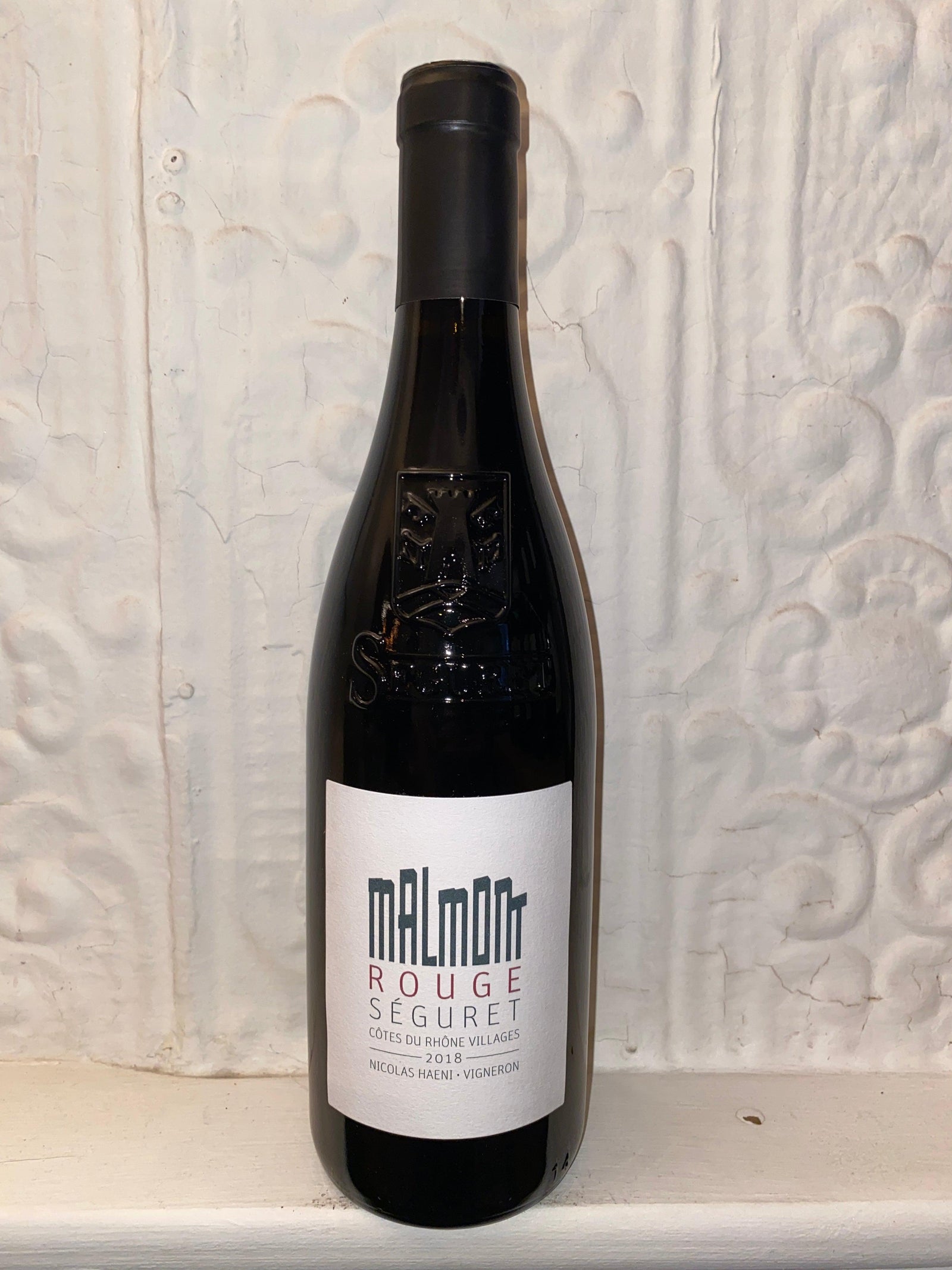 Cotes du Rhone Rouge "Seguret", Malmont 2018 (Rhone, France)-Bibber & Bell