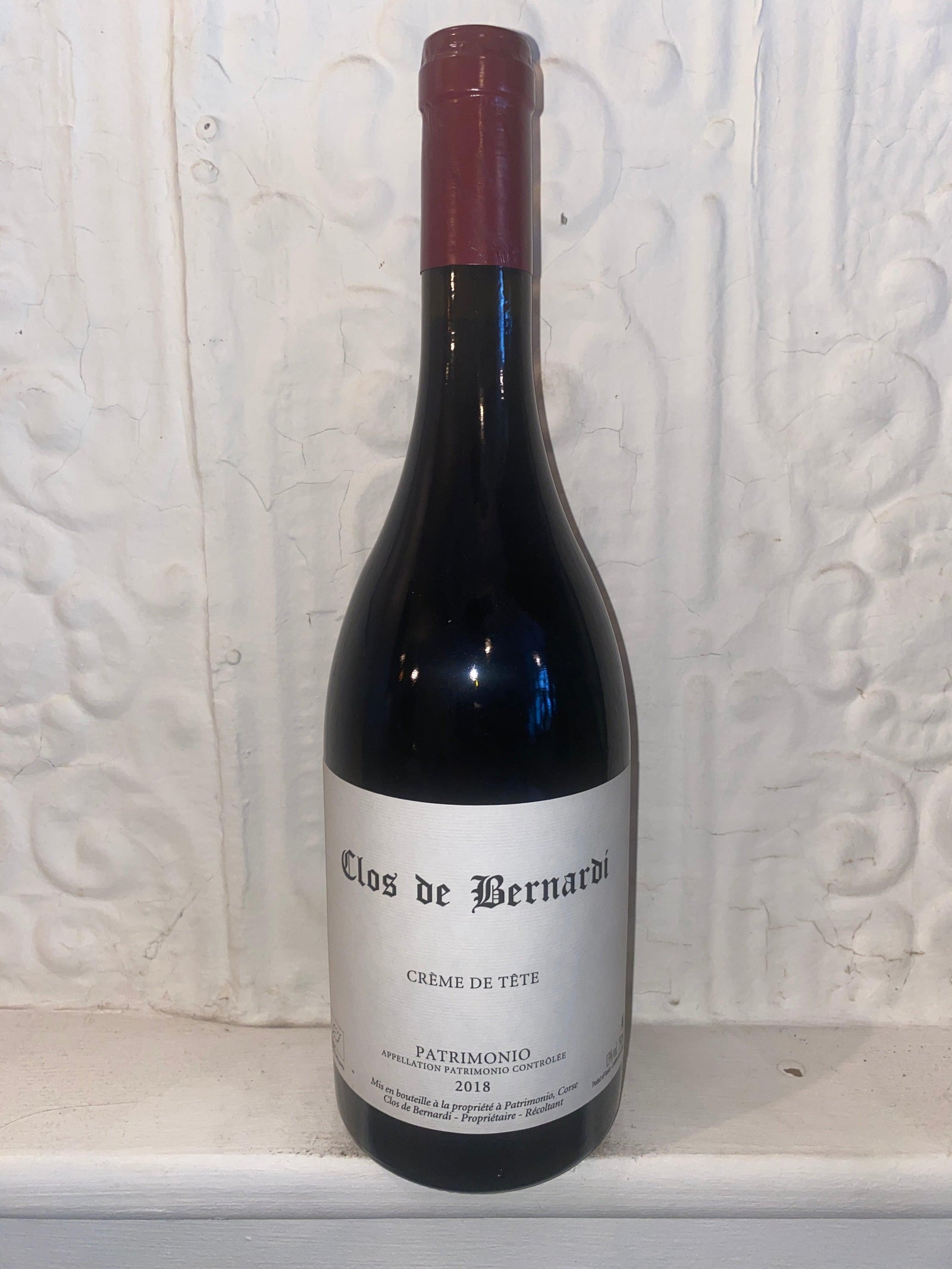 Creme de Tete, Clos de Bernardi 2018 (Corsica, France)-Bibber & Bell