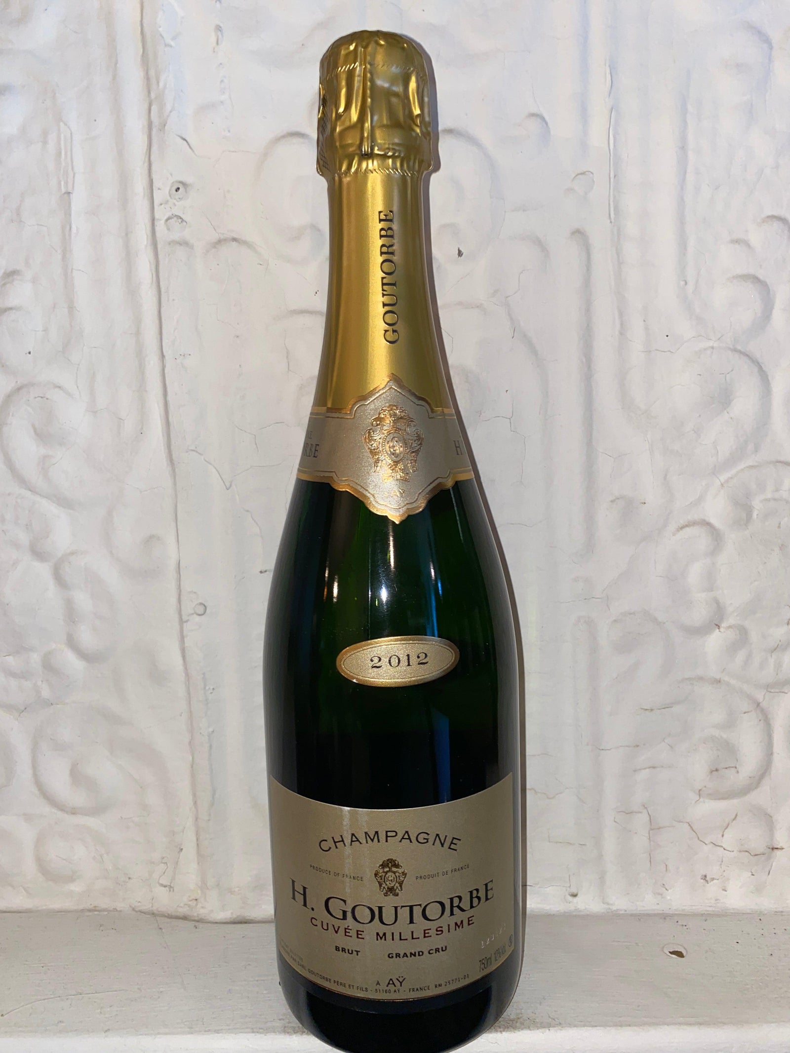 Cuvee Millesime Grand Cru, H. Goutorbe 2012 (Champagne, France)-Bibber & Bell