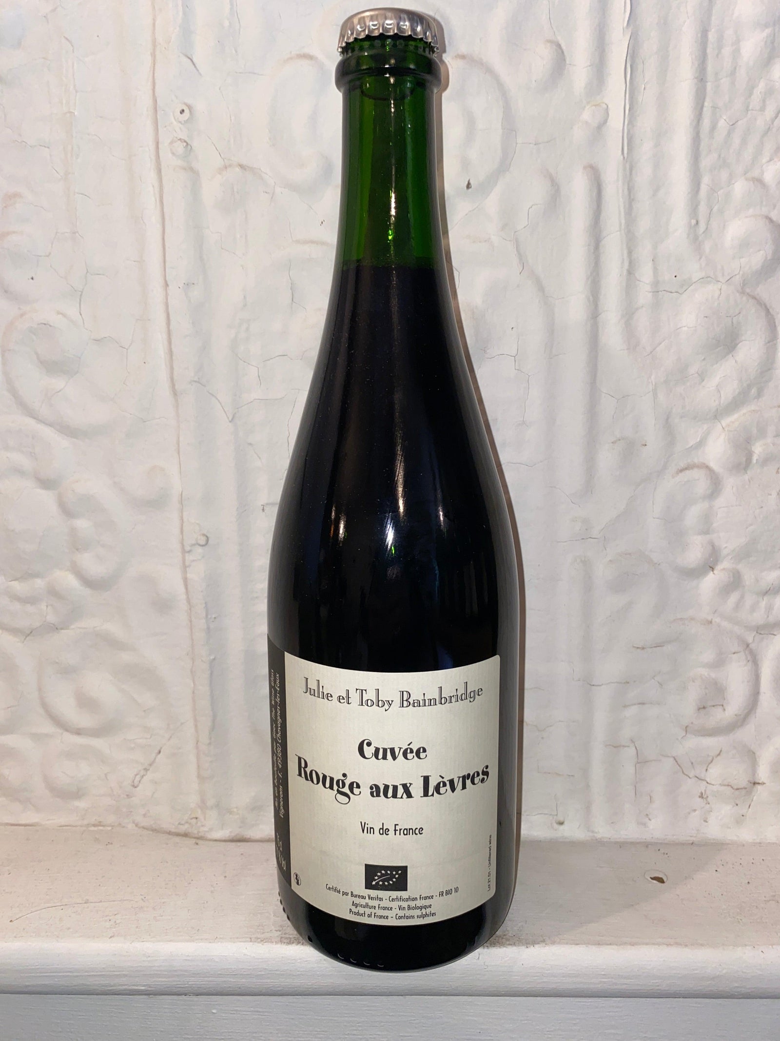 Cuvee Rouge aux Levres, Julie et Toby Bainbridge 2021 (Loire Valley, France)-Bibber & Bell