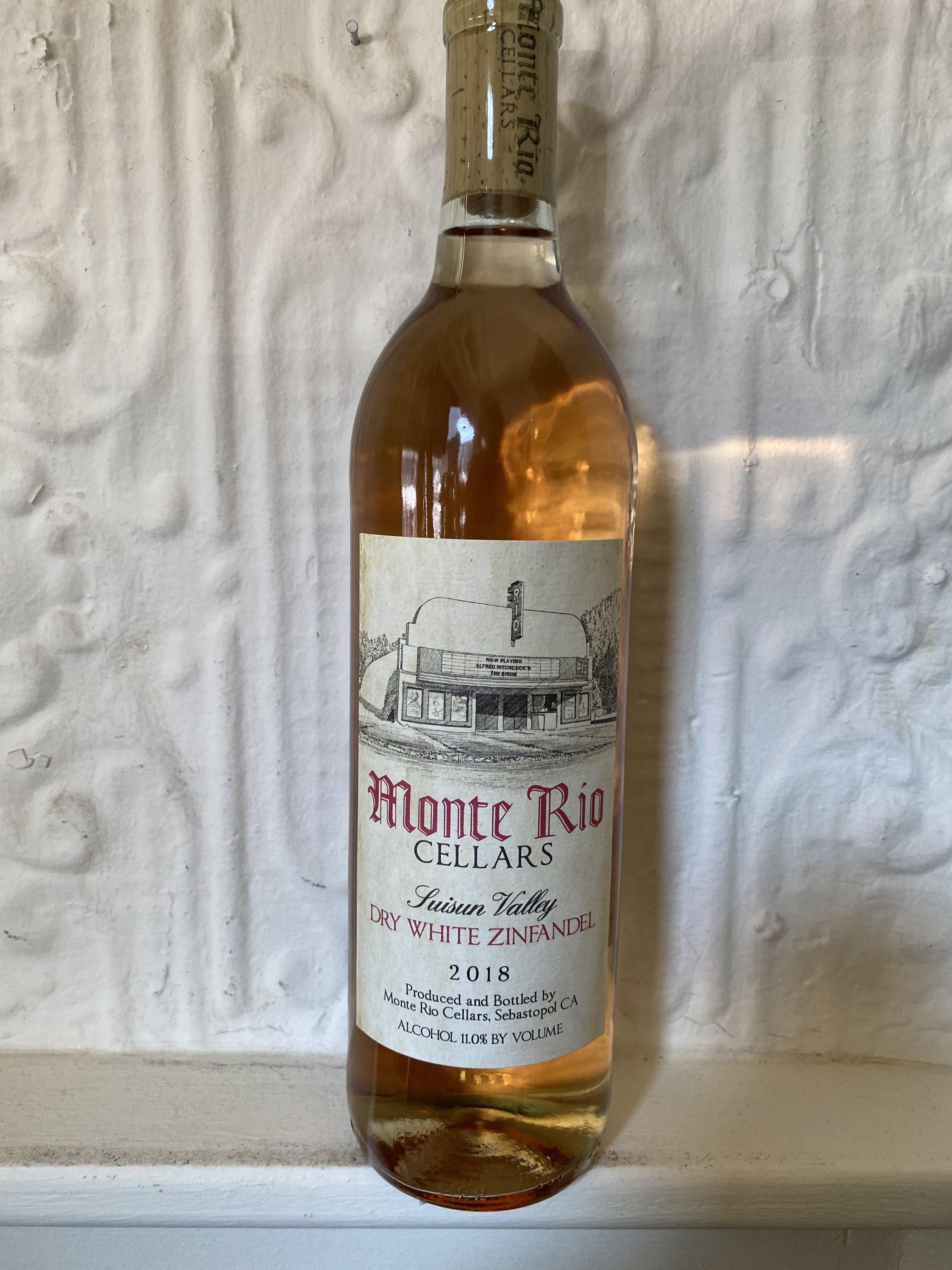Dry White Zinfandel, Monte Rio Cellars 2018 (California)-Wine-Bibber & Bell