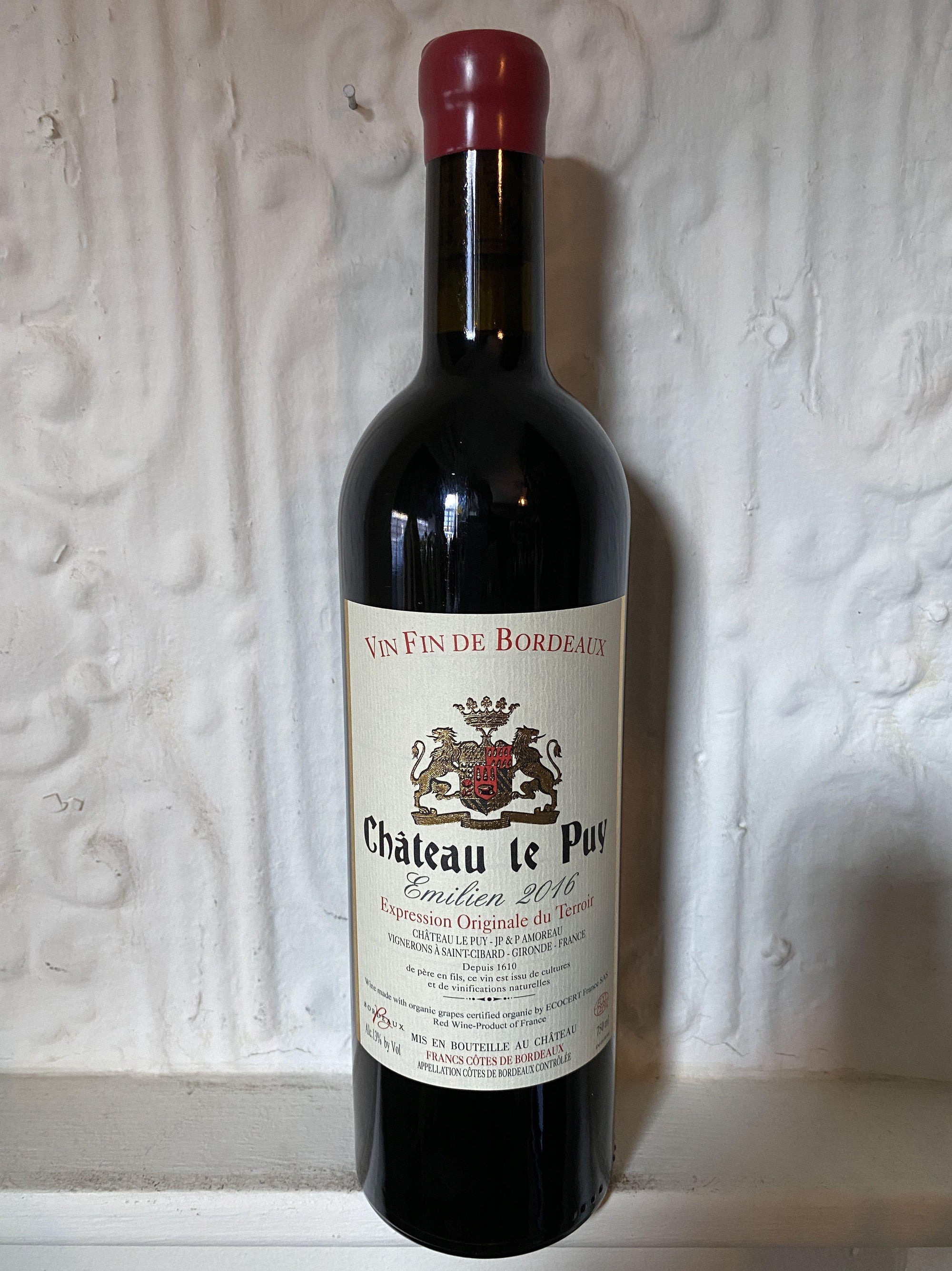 Emilien, Chateau Le Puy 2016 (Bordeaux, France)-Wine-Bibber & Bell