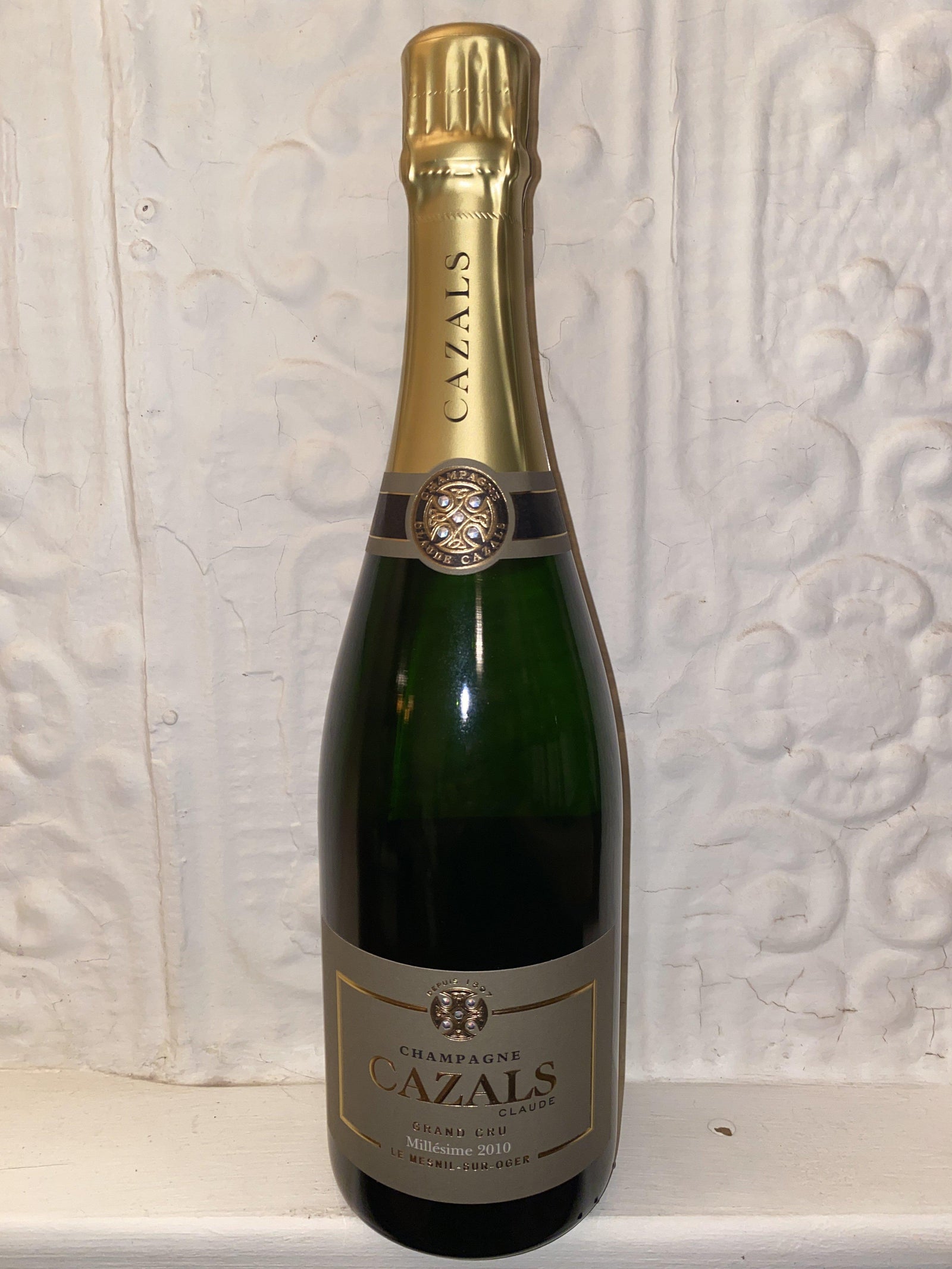 Grand Cru Blanc de Blanc Millesime, Champagne Claude Cazals 2010 (Champagne, France)-Bibber & Bell