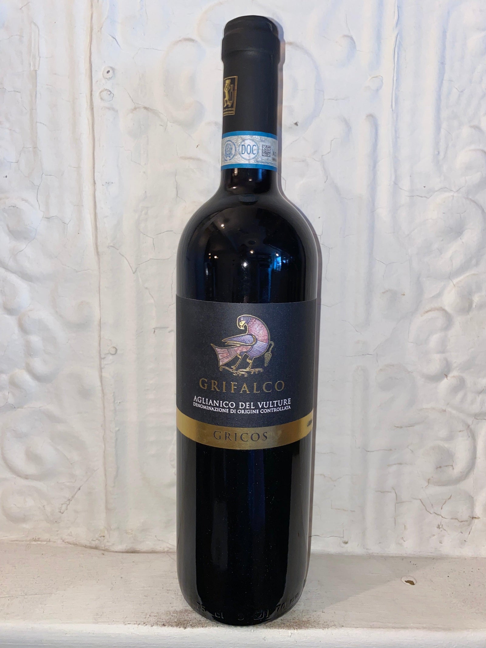 Gricos Aglianico del Vulture, Grifalco 2020 (Basilicata, Italy)-Bibber & Bell