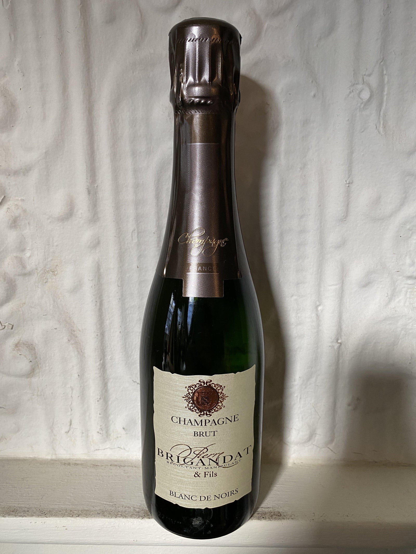 HALF BOTTLE Champagne Brut Blanc de Noirs, Brigandat NV 375ml (Champagne, France)-Wine-Bibber & Bell
