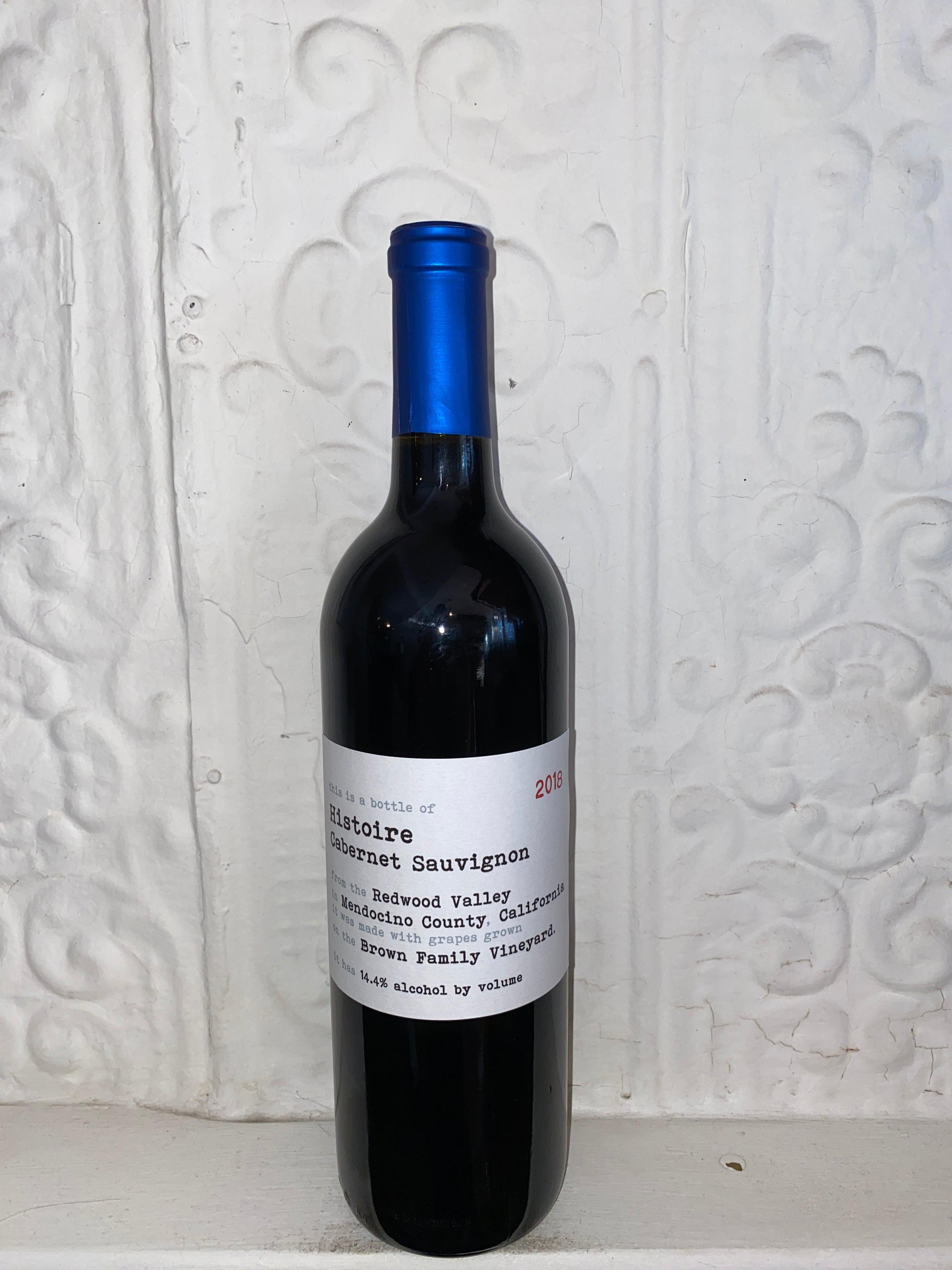 Histoire Cabernet Sauvignon, Forth Vineyards 2018 (Mendocino, California)-Wine-Bibber & Bell